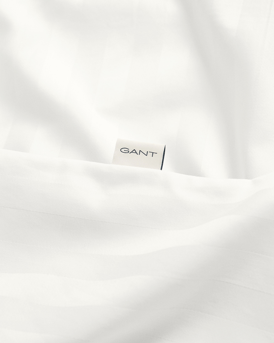 Herre | Til hjemmet | GANT | Sateen Striped Duvet & Pillowcase Set White