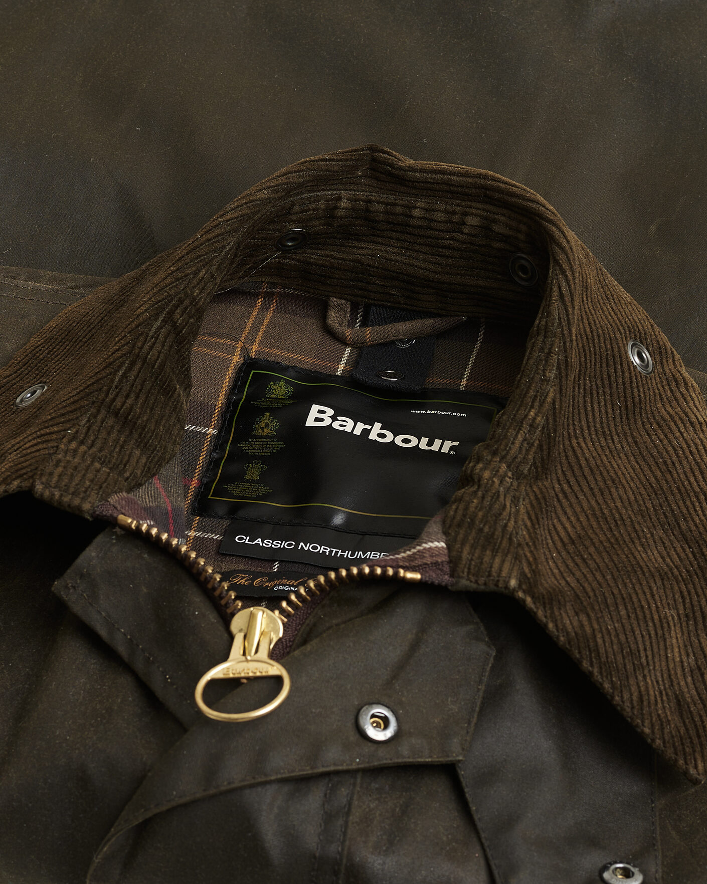 Herre | Pre-owned Jakker | Pre-owned | Barbour Lifestyle Classic Northumbria Jacket Olive UK40 - EU50