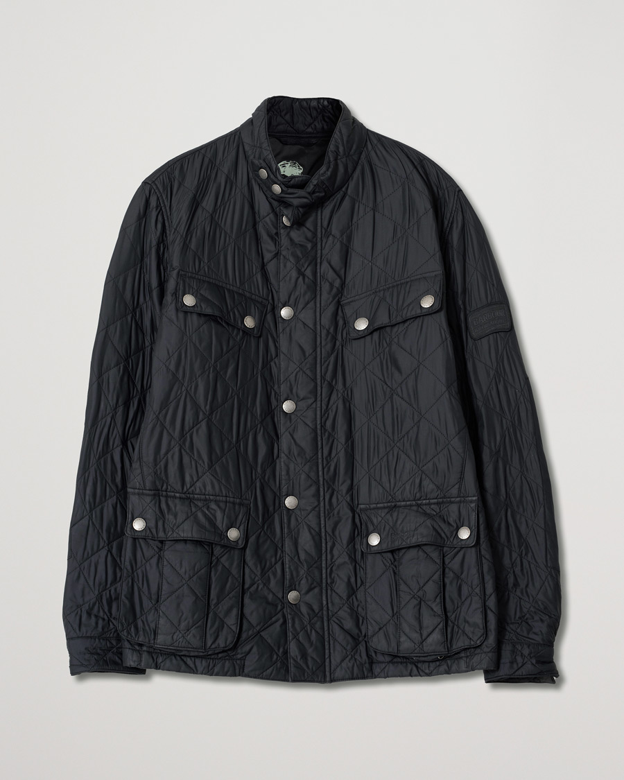 Herre | Jakker | Pre-owned | Barbour International Ariel Quilted Jacket Black