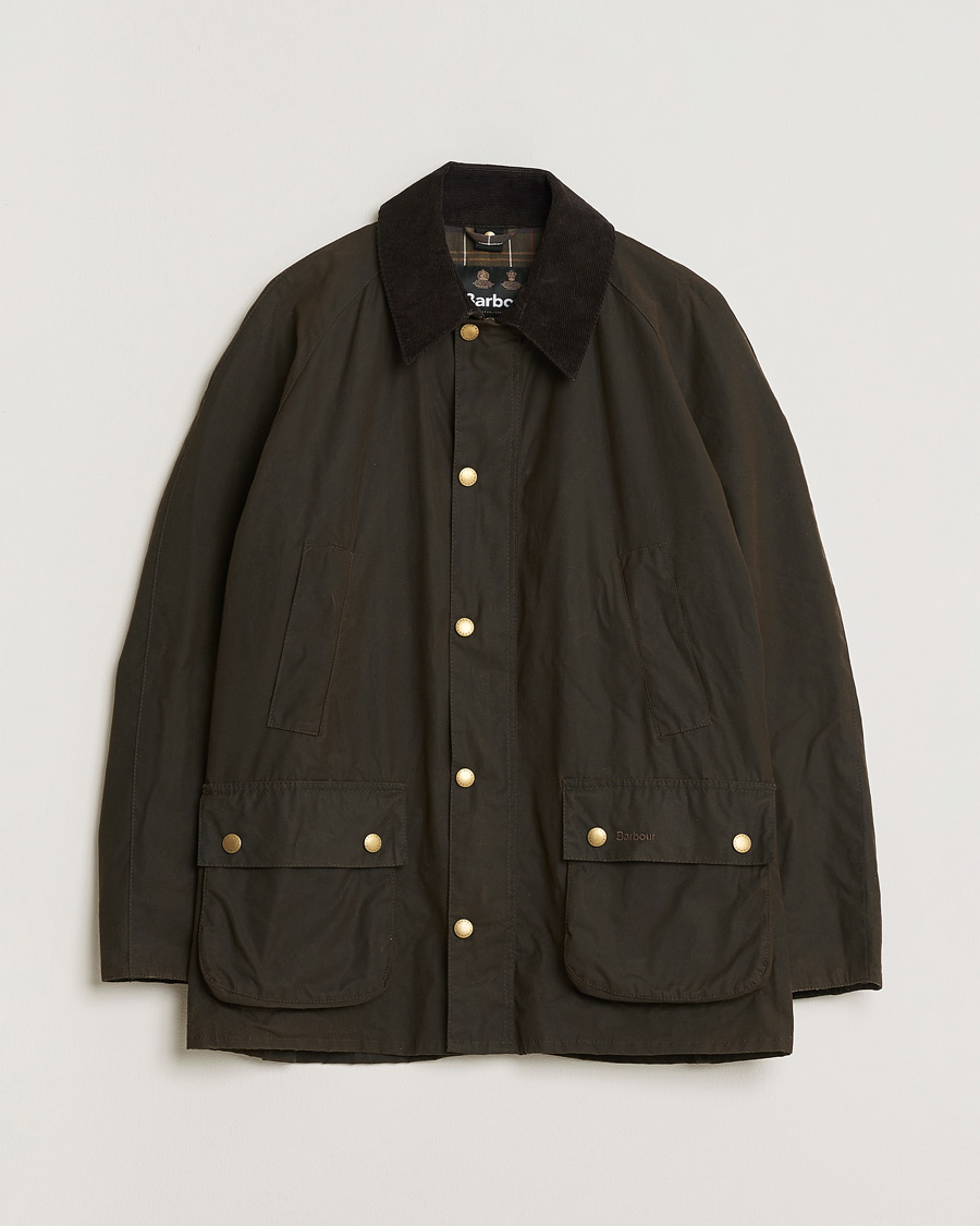 Herre | Pre-owned Jakker | Pre-owned | Barbour Lifestyle Ashby Wax Jacket Olive L