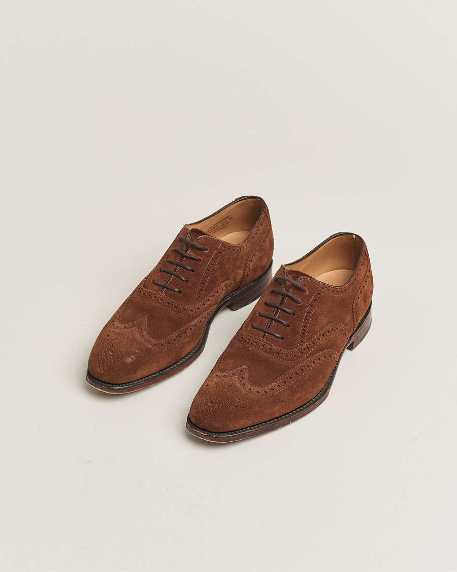 Herre | Loake 1880 Buckingham Brogue Brown Suede UK6,5 - EU40,5 | Pre-owned | Loake 1880 Buckingham Brogue Brown Suede UK6,5 - EU40,5
