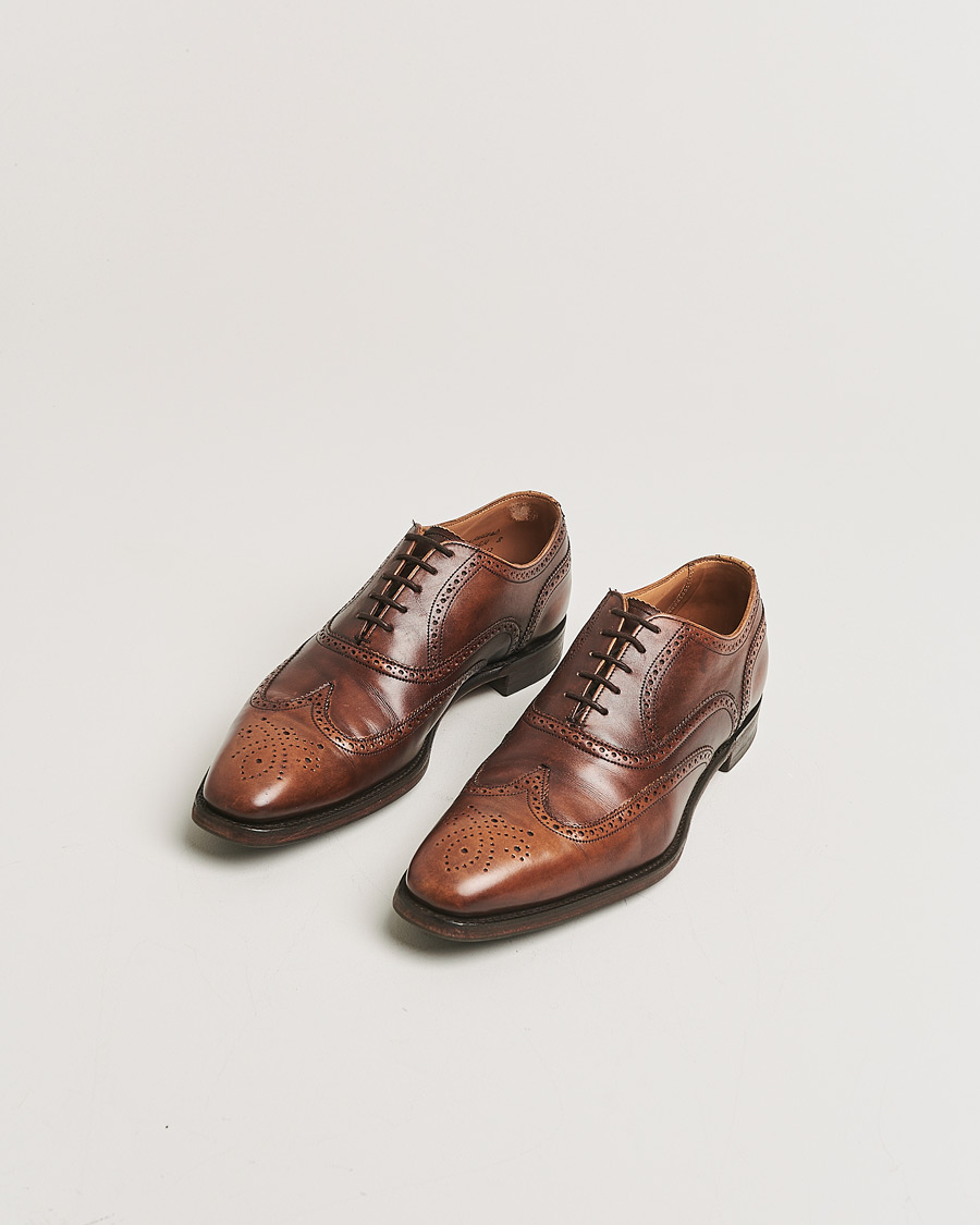 Herre | Joseph Cheaney Edinburgh Brogue Brown Burnished Calf UK8 - EU42 | Pre-owned | Joseph Cheaney Edinburgh Brogue Brown Burnished Calf UK8 - EU42
