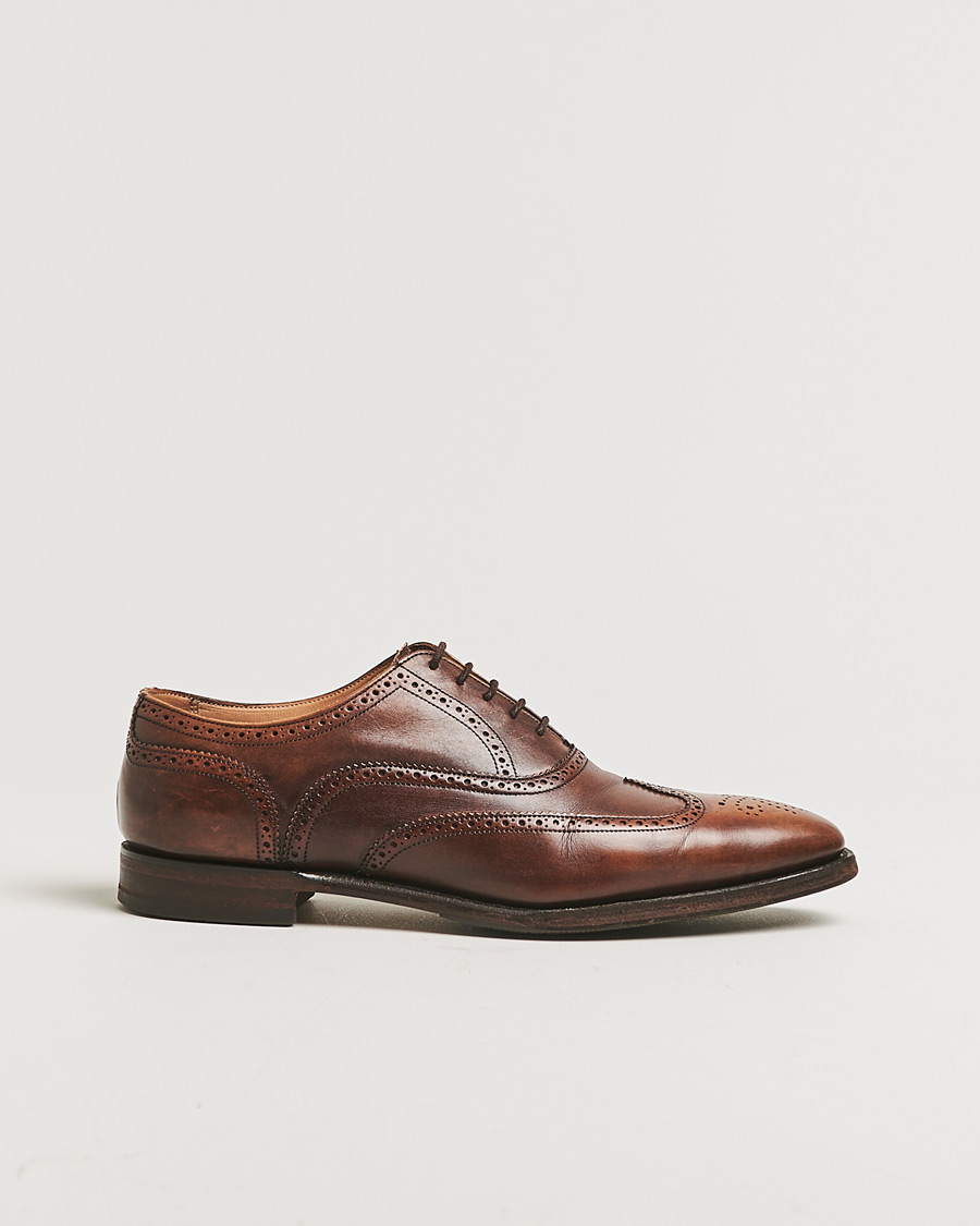 Herre | Joseph Cheaney Edinburgh Brogue Brown Burnished Calf UK8 - EU42 | Pre-owned | Joseph Cheaney Edinburgh Brogue Brown Burnished Calf UK8 - EU42