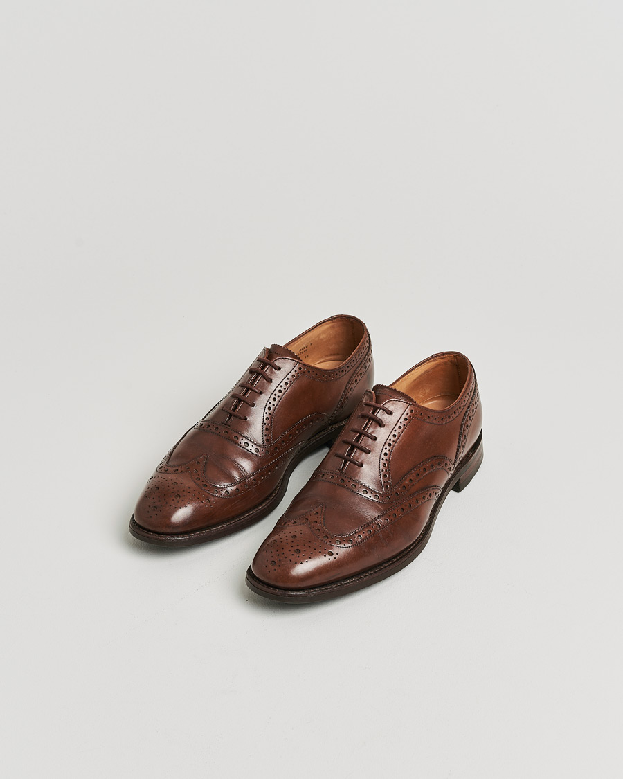 Herre | Loake 1880 Cumbria Brogue Brown Calf UK9 - EU43 | Pre-owned | Loake 1880 Cumbria Brogue Brown Calf UK9 - EU43