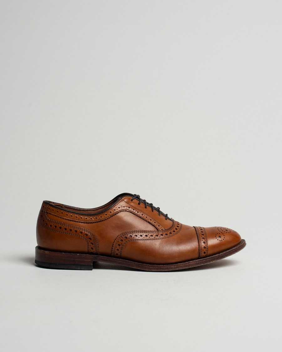 Herre | Pre-owned Sko | Pre-owned | Allen Edmonds Strand Brogue Walnut Calf UK9,5/EU43,5