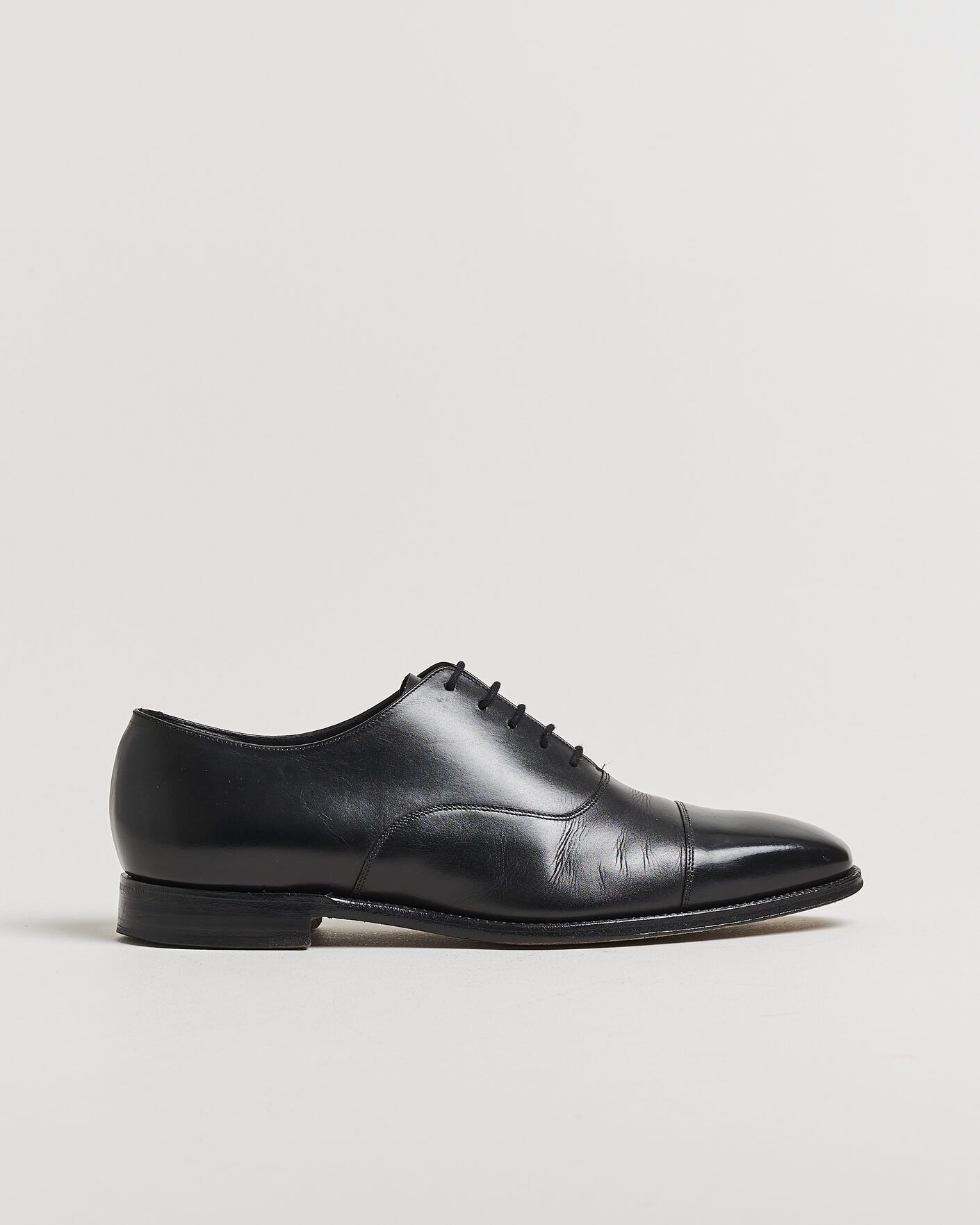 Herre | Pre-owned Randsydde sko | Pre-owned | Loake 1880 Rothschild Oxford Black Calf UK11 - EU45
