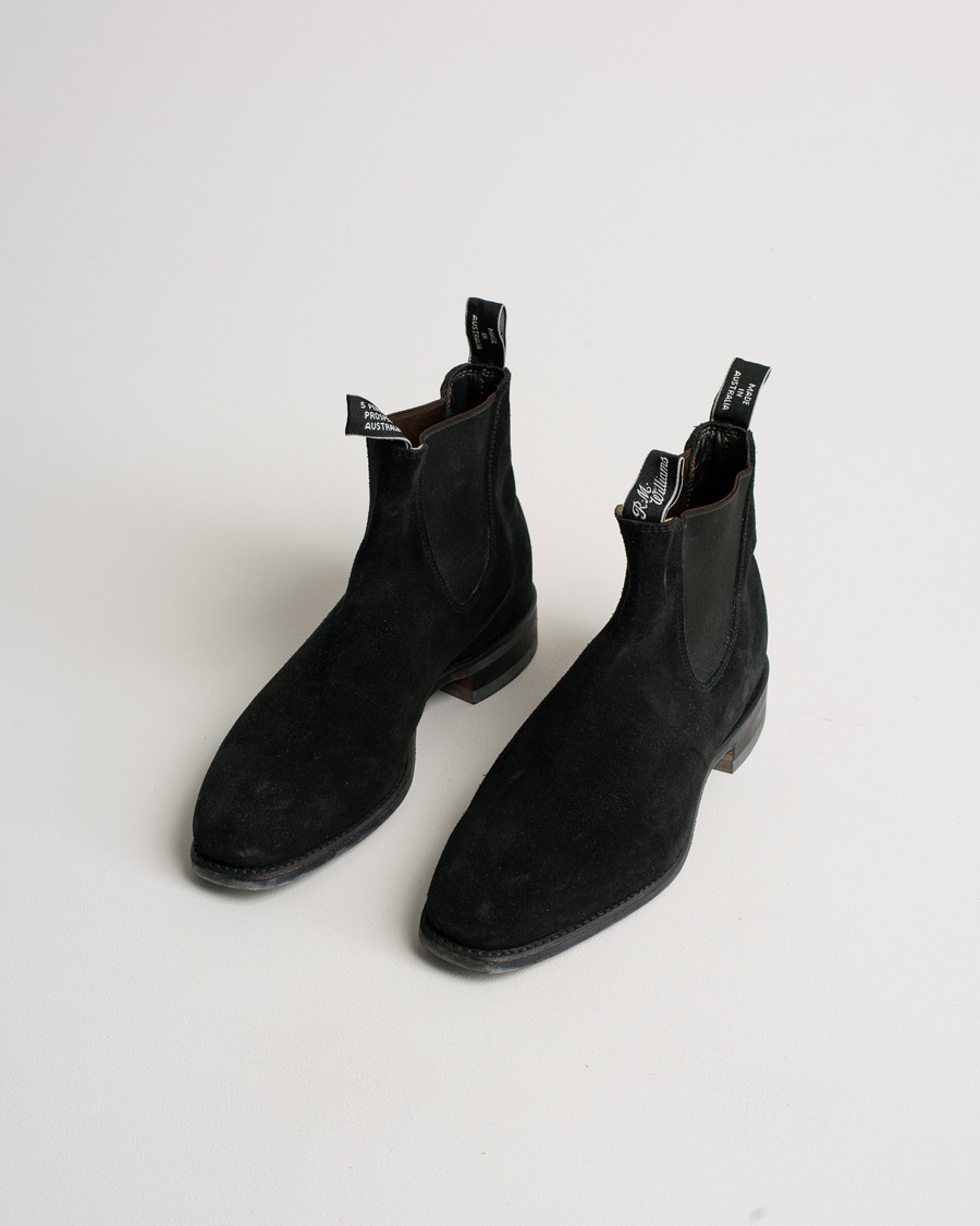 Herre | R.M.Williams Blaxland G Boot Suede Black | Pre-owned | R.M.Williams Blaxland G Boot Suede Black