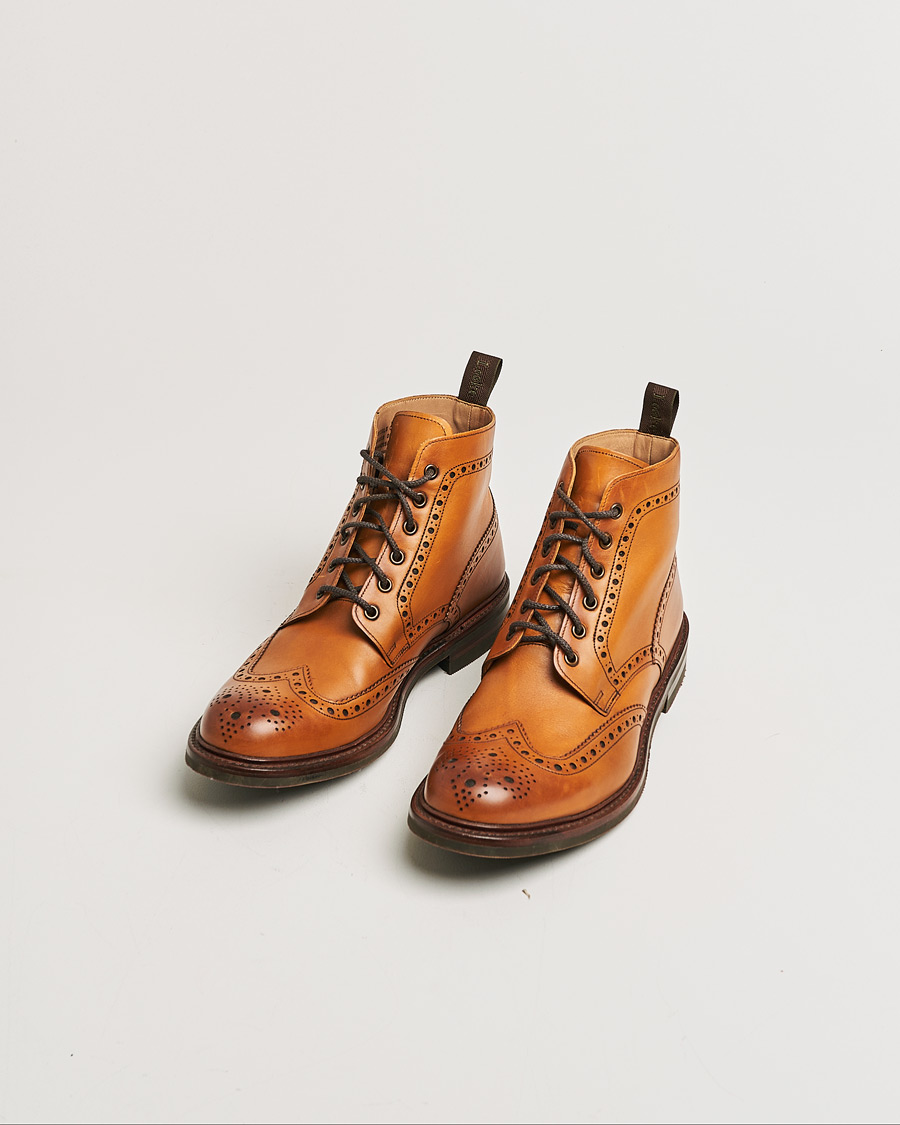 Herre | Loake 1880 Bedale Boot Tan Burnished Calf | Pre-owned | Loake 1880 Bedale Boot Tan Burnished Calf