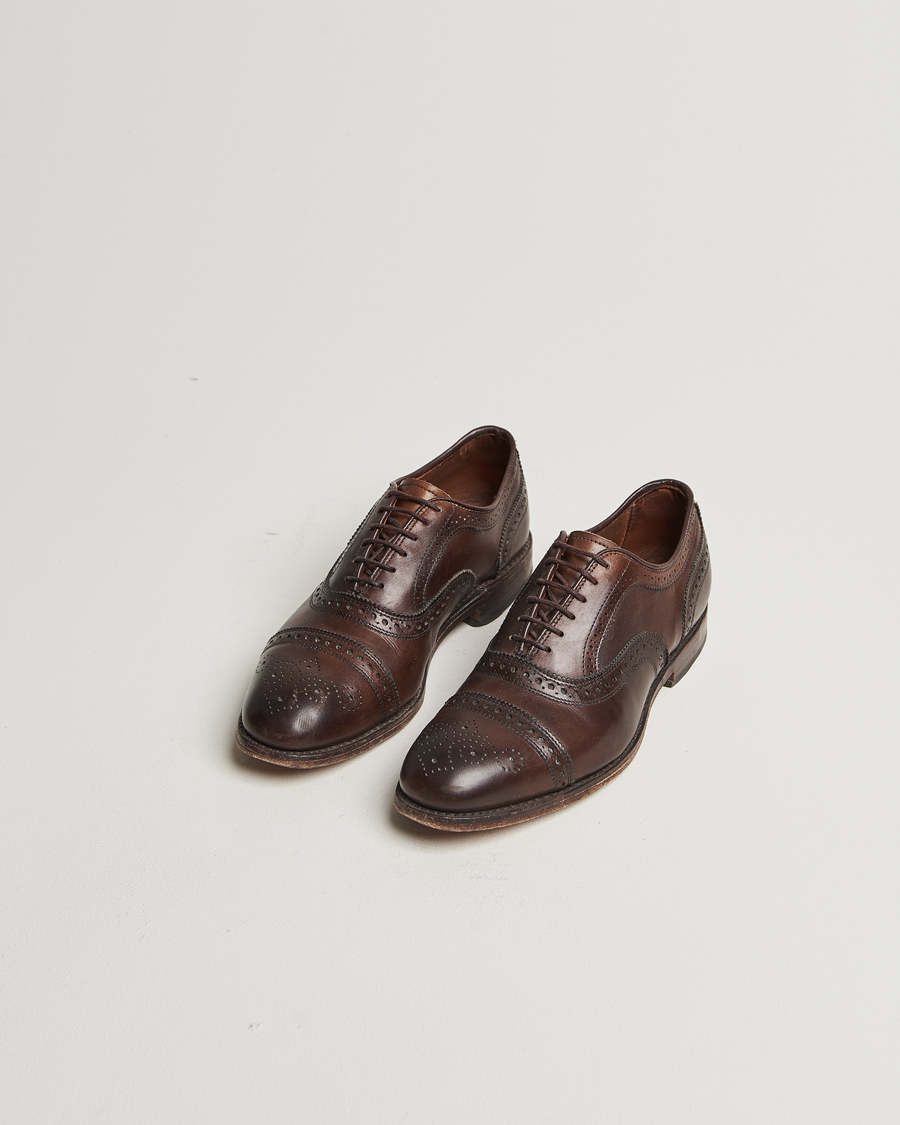 Herre | Allen Edmonds Strand Brogue Brown Cordovan US7,5 - EU41 | Pre-owned | Allen Edmonds Strand Brogue Brown Cordovan US7,5 - EU41