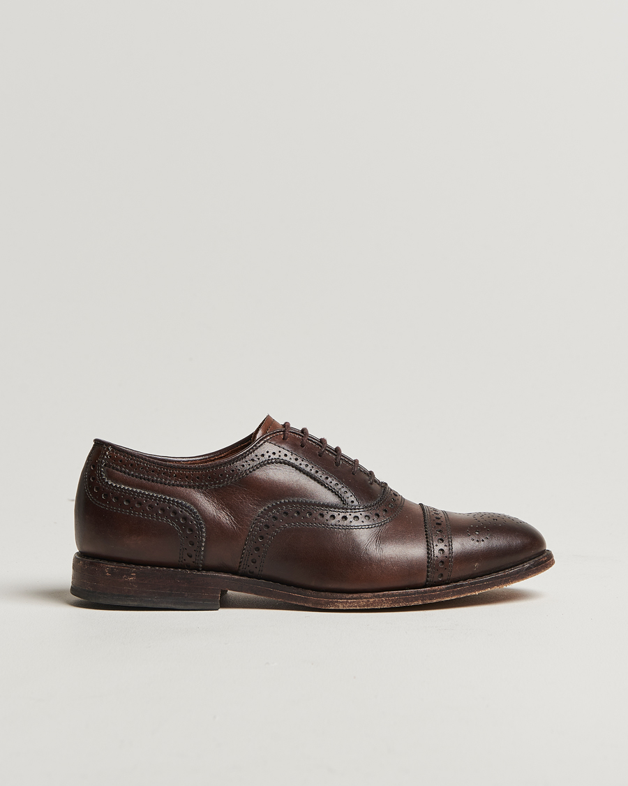 Herre | Allen Edmonds Strand Brogue Brown Cordovan US7,5 - EU41 | Pre-owned | Allen Edmonds Strand Brogue Brown Cordovan US7,5 - EU41