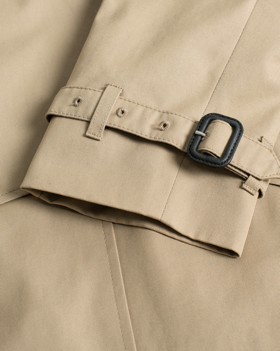 Herre | Aquascutum Double Breasted Trenchcoat Camel UK40 - EU50 | Pre-owned | Aquascutum Double Breasted Trenchcoat Camel UK40 - EU50