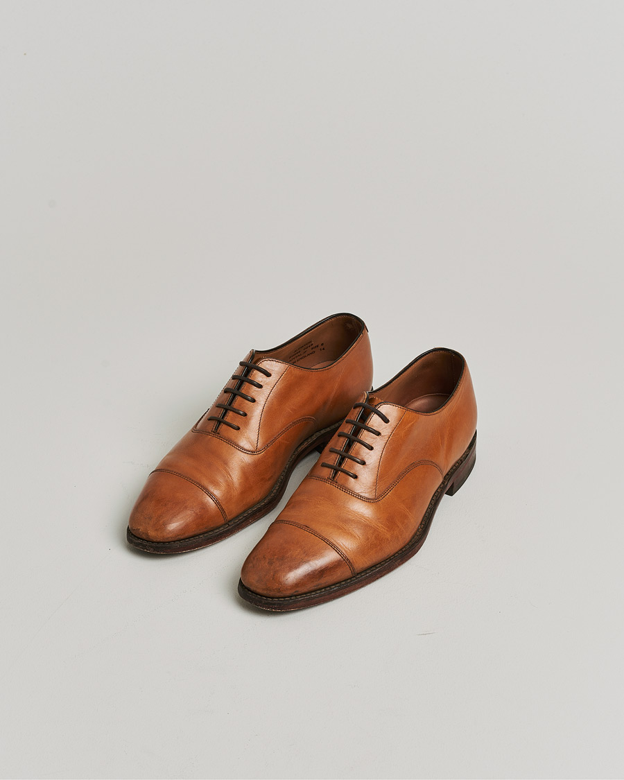 Herre | Loake 1880 Aldwych Oxford Tan Burnished Calf UK6 - EU40 | Pre-owned | Loake 1880 Aldwych Oxford Tan Burnished Calf UK6 - EU40