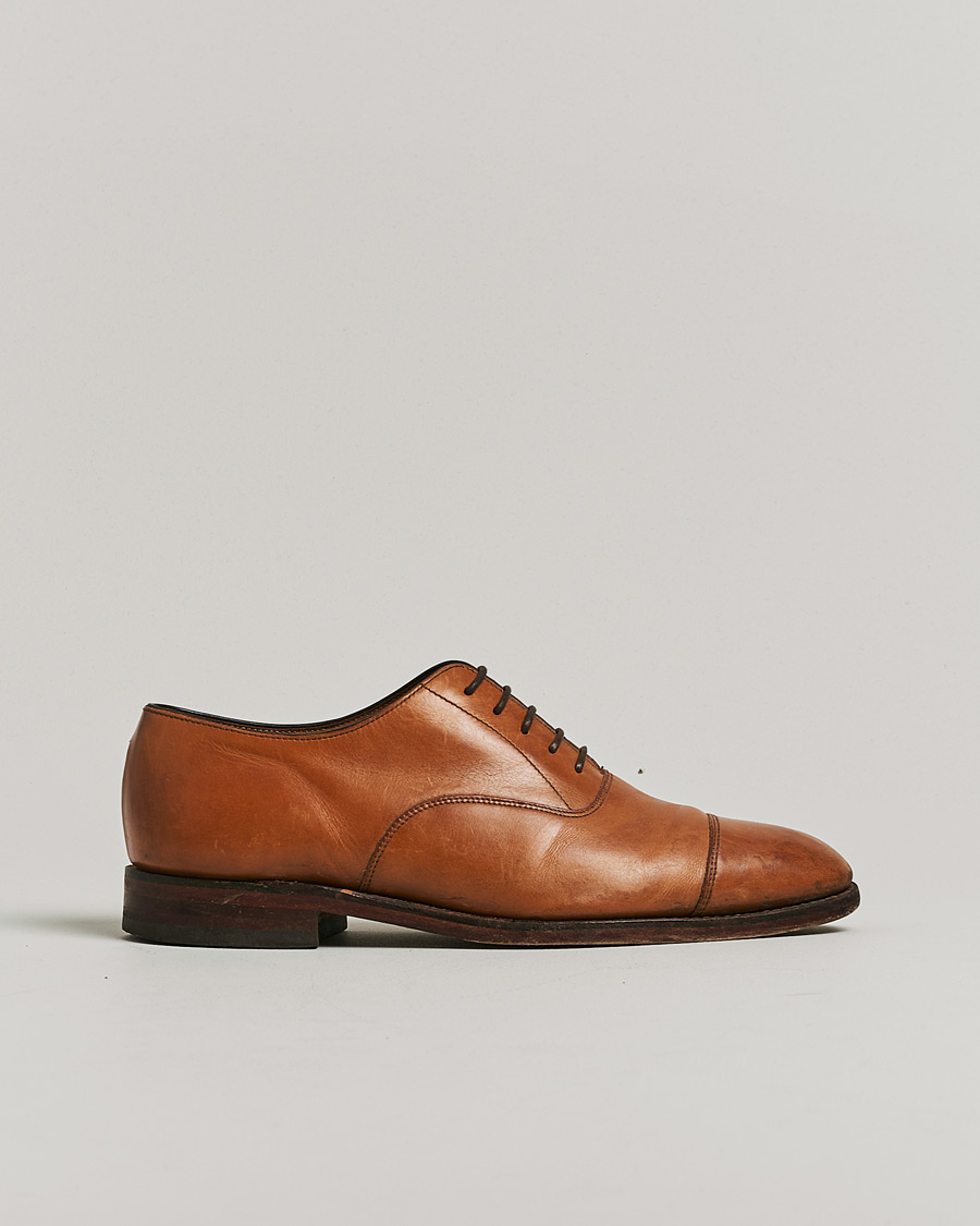 Herre | Loake 1880 Aldwych Oxford Tan Burnished Calf UK6 - EU40 | Pre-owned | Loake 1880 Aldwych Oxford Tan Burnished Calf UK6 - EU40