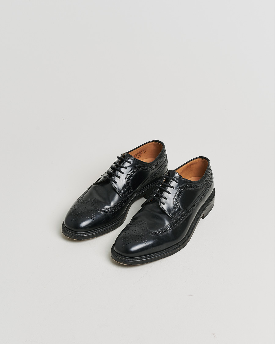 Herre | Pre-owned Randsydde sko | Pre-owned | Loake Shoemakers Royal Brogue Black Polished Calf UK10,5 - EU44,5