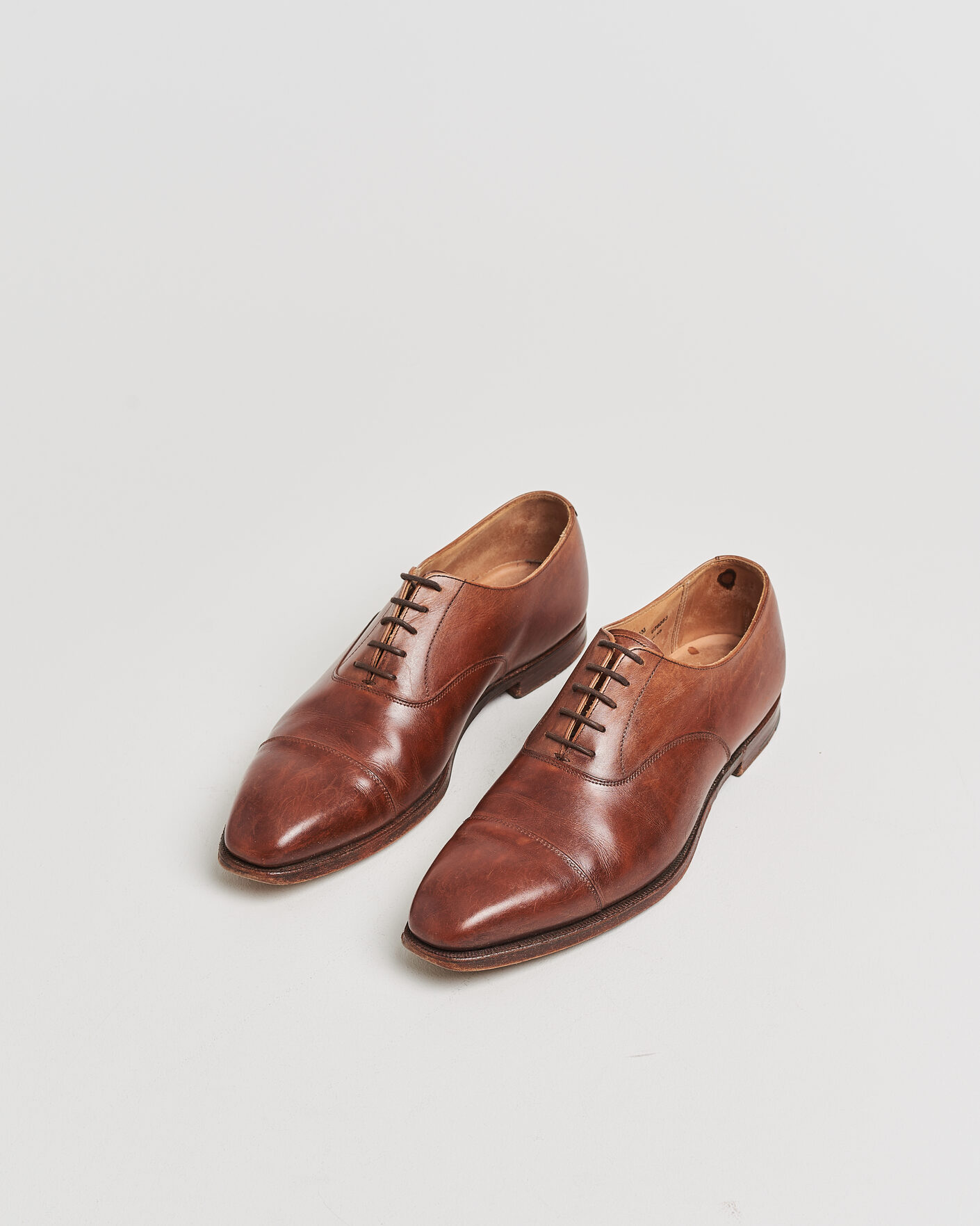 Herre | Pre-owned Randsydde sko | Pre-owned | Crockett & Jones Hallam Oxford Beechnut Calf UK9,5 - EU43,5