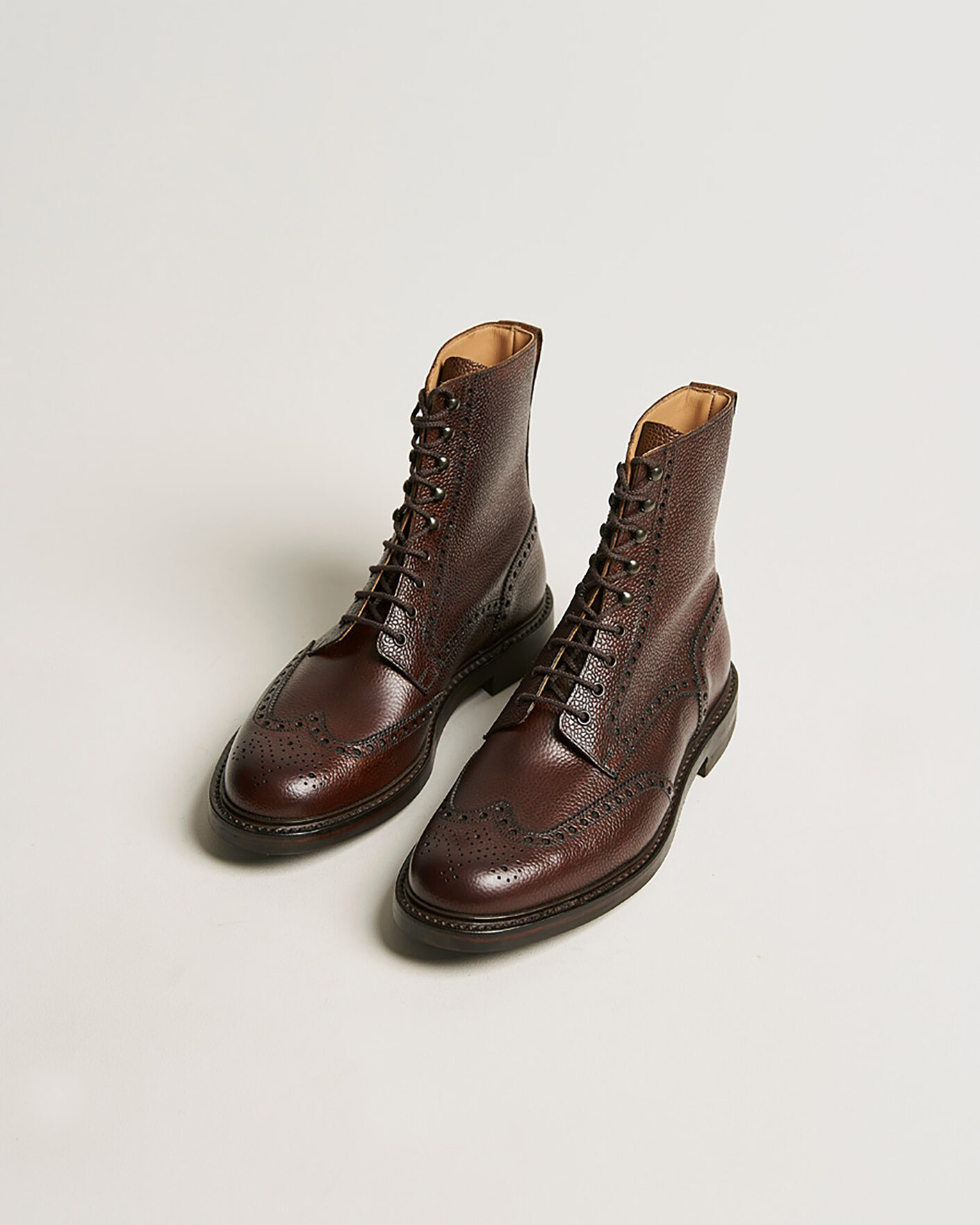 Herre | Pre-owned Randsydde sko | Pre-owned | Crockett & Jones Islay Boot Dark Brown Grained Calf UK10 - EU44