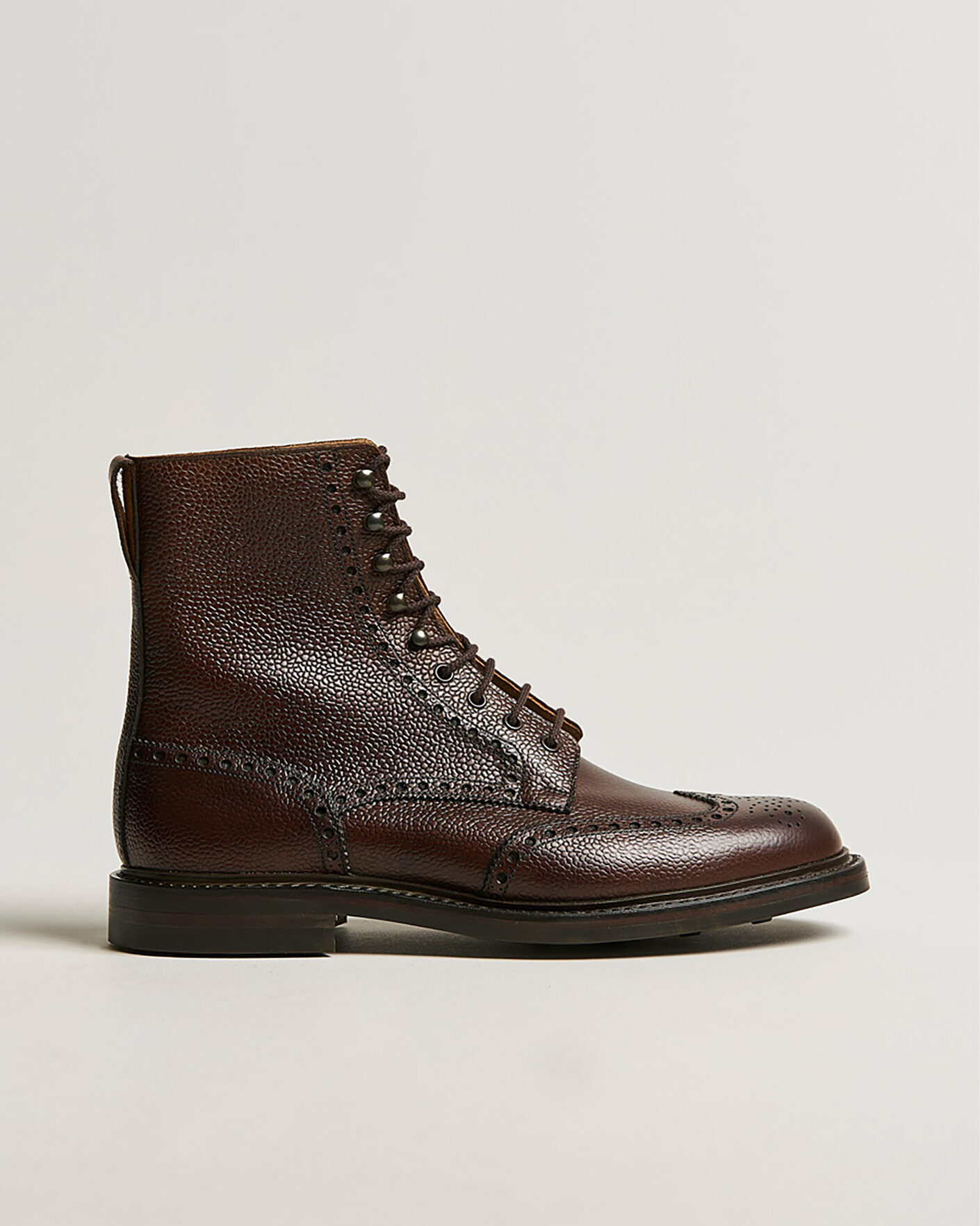 Herre | Pre-owned Randsydde sko | Pre-owned | Crockett & Jones Islay Boot Dark Brown Grained Calf UK10 - EU44