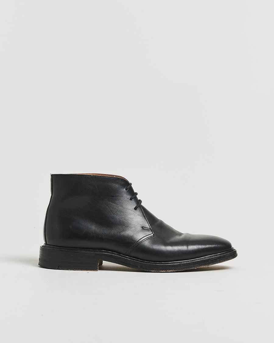 Herre | Pre-owned Randsydde sko | Pre-owned | Crockett & Jones Holborn Chukka Black Calf UK8 - EU42