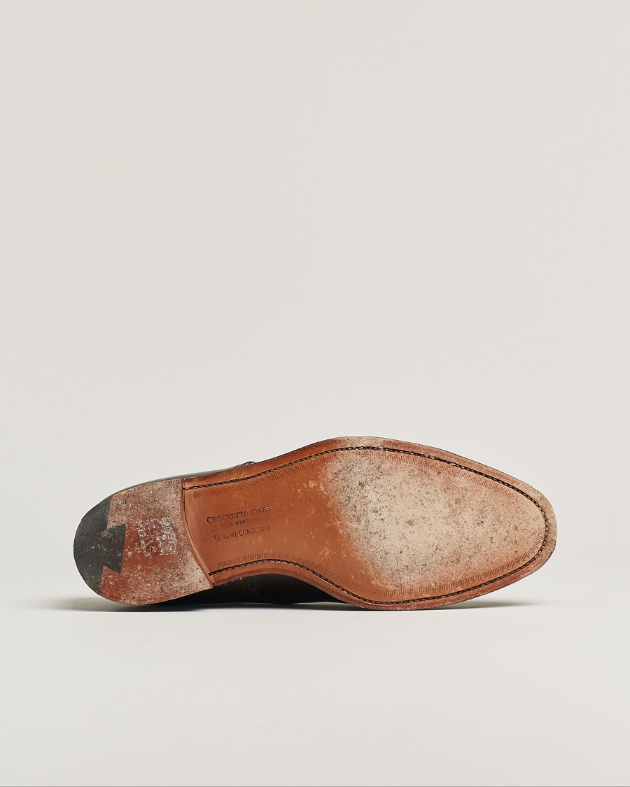 Herre | Crockett & Jones Bradford Derby Dark Brown Cordovan | Pre-owned | Crockett & Jones Bradford Derby Dark Brown Cordovan