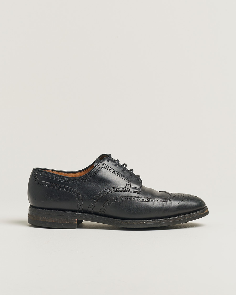 Herre | Pre-owned Sko | Pre-owned | Crockett & Jones Swansea Brogue Black UK8,5 - EU42,5
