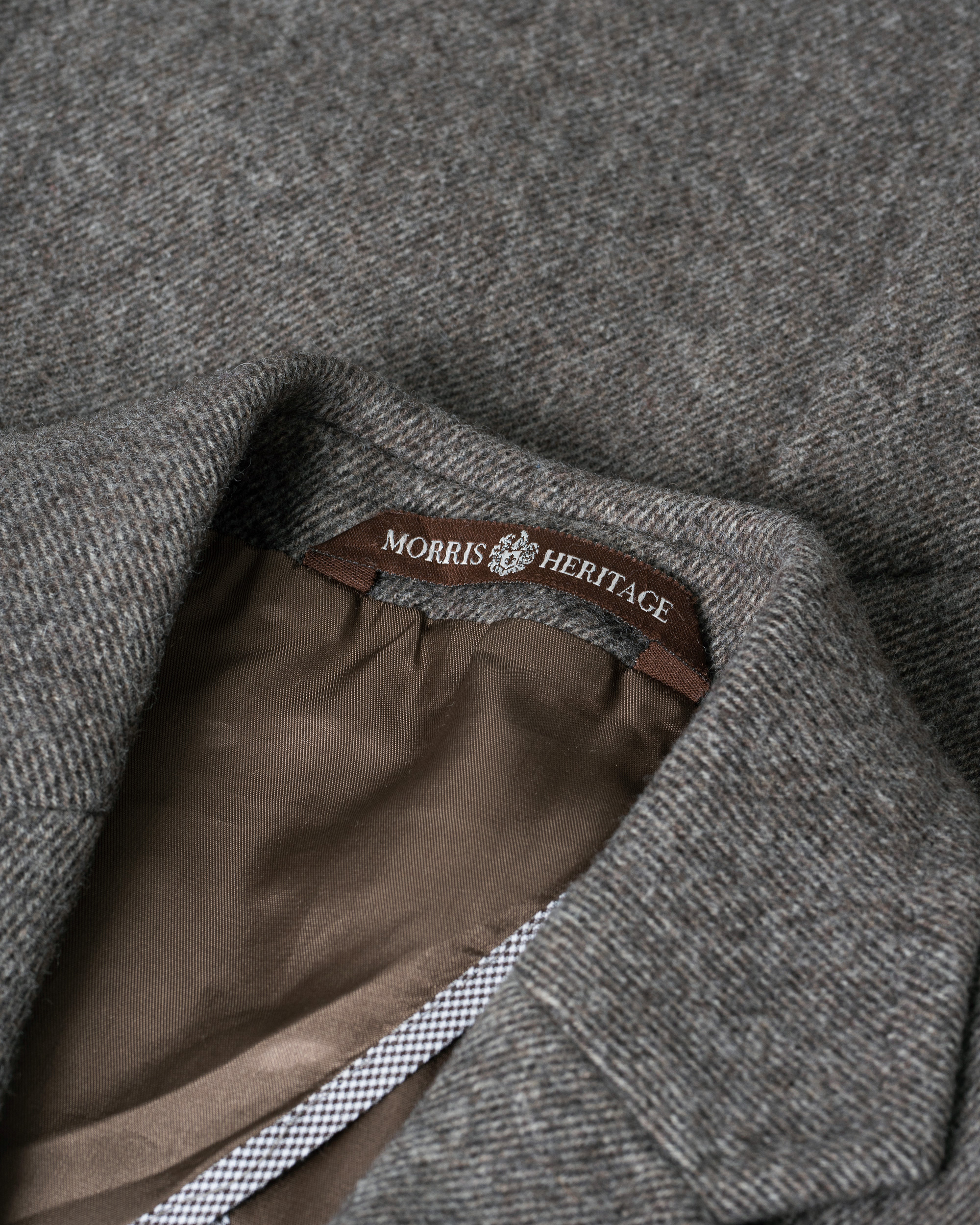 Herre | Morris Heritage George Double Face Coat Brown 46 | Pre-owned | Morris Heritage George Double Face Coat Brown 46
