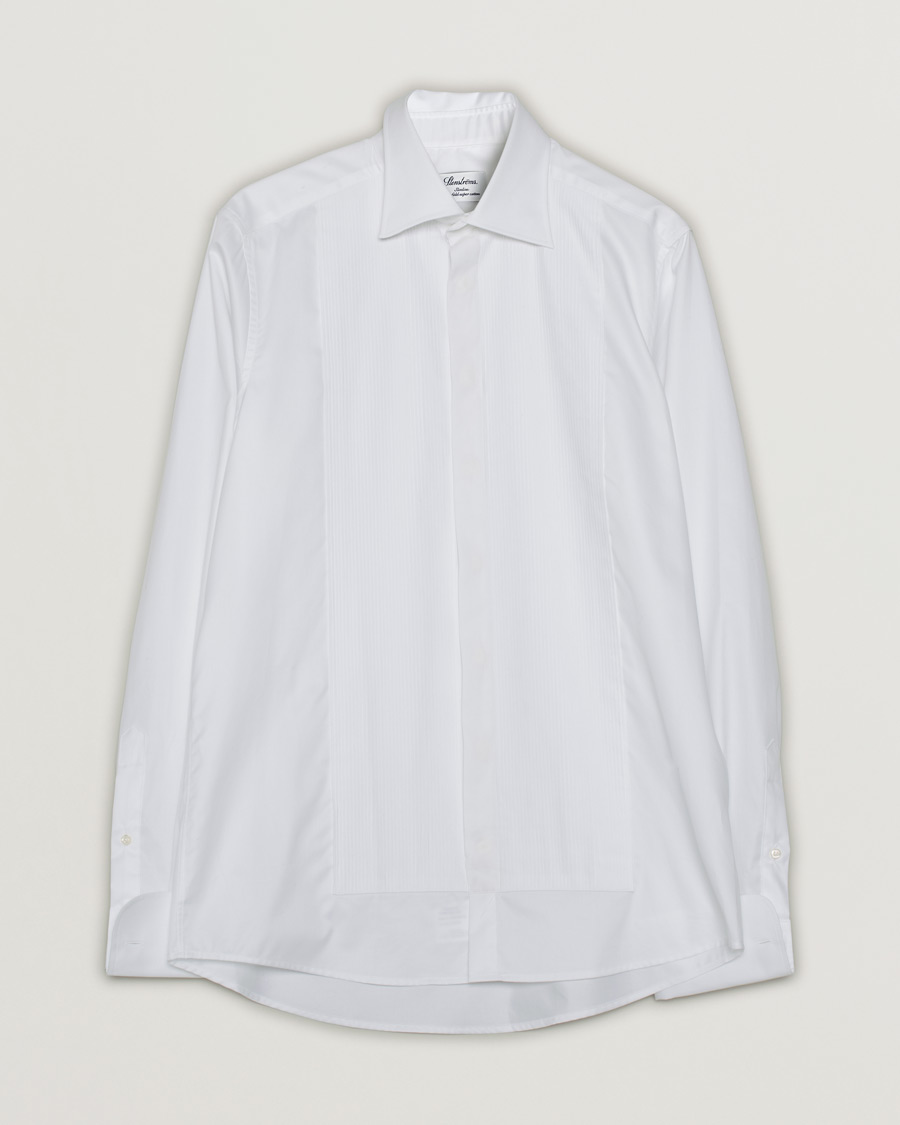 Herre | Stenströms Slimline Smoking Shirt White | Pre-owned | Stenströms Slimline Smoking Shirt White