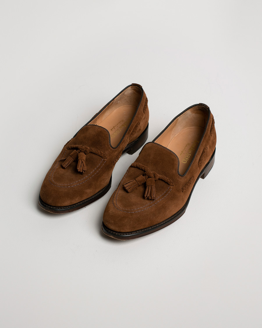 Herre | Loake 1880 MTO Temple Loafer Polo Suede | Pre-owned | Loake 1880 MTO Temple Loafer Polo Suede