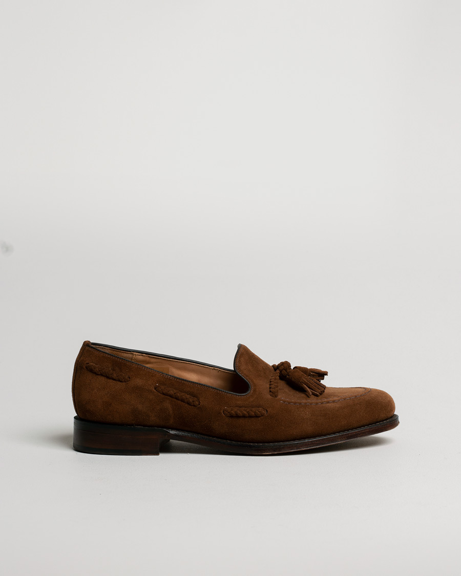 Herre | Loake 1880 MTO Temple Loafer Polo Suede | Pre-owned | Loake 1880 MTO Temple Loafer Polo Suede