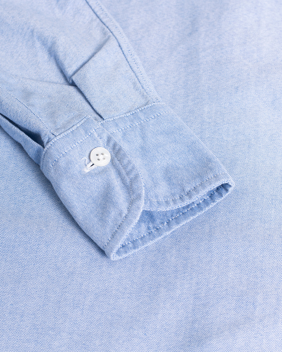Herre | Pre-owned Skjorter | Pre-owned | Drake's Slim Fit Oxford BD Shirt Blue