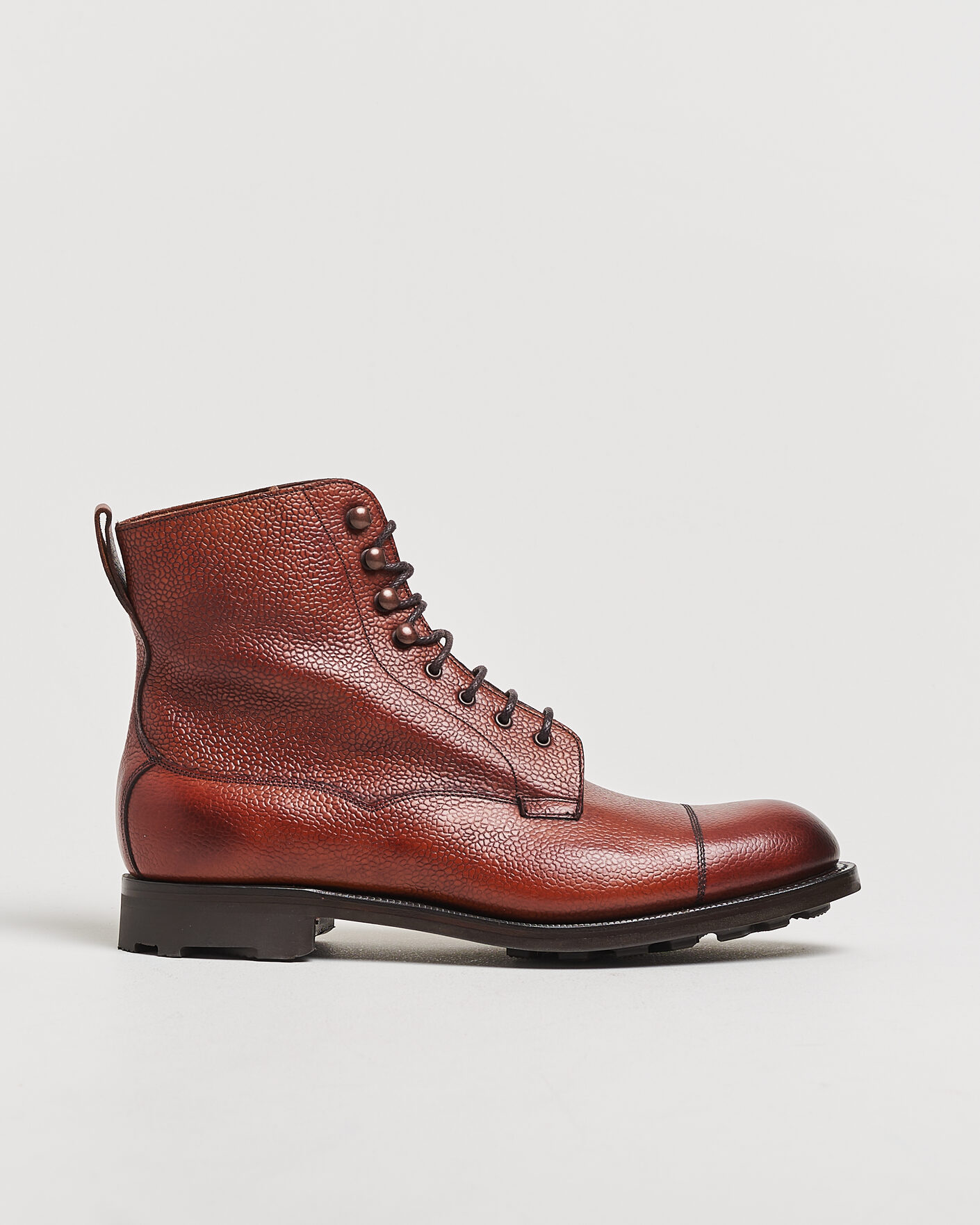 Herre | Pre-owned Randsydde sko | Pre-owned | Edward Green Galway Ridgeway Boot Rosewood Country Calf UK8 - EU42