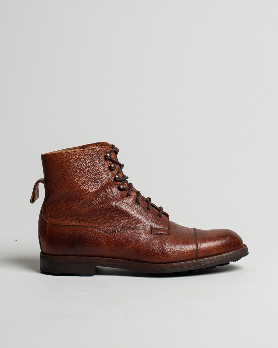 Herre | Edward Green Galway Ridgeway Boot Rosewood Country Calf | Pre-owned | Edward Green Galway Ridgeway Boot Rosewood Country Calf