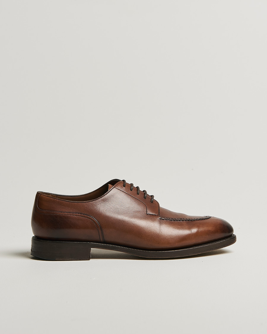 Herre | Edward Green Dover Split Toe Dark Oak Calf | Pre-owned | Edward Green Dover Split Toe Dark Oak Calf