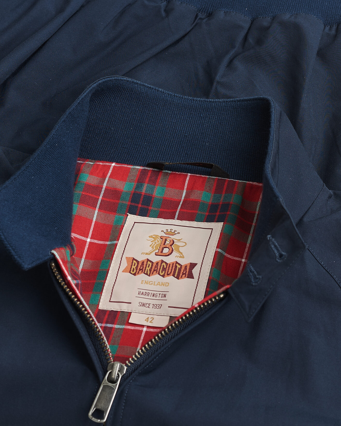 Herre | Pre-owned Jakker | Pre-owned | Baracuta G9 Original Harrington Jacket Dark Navy UK42 - EU52