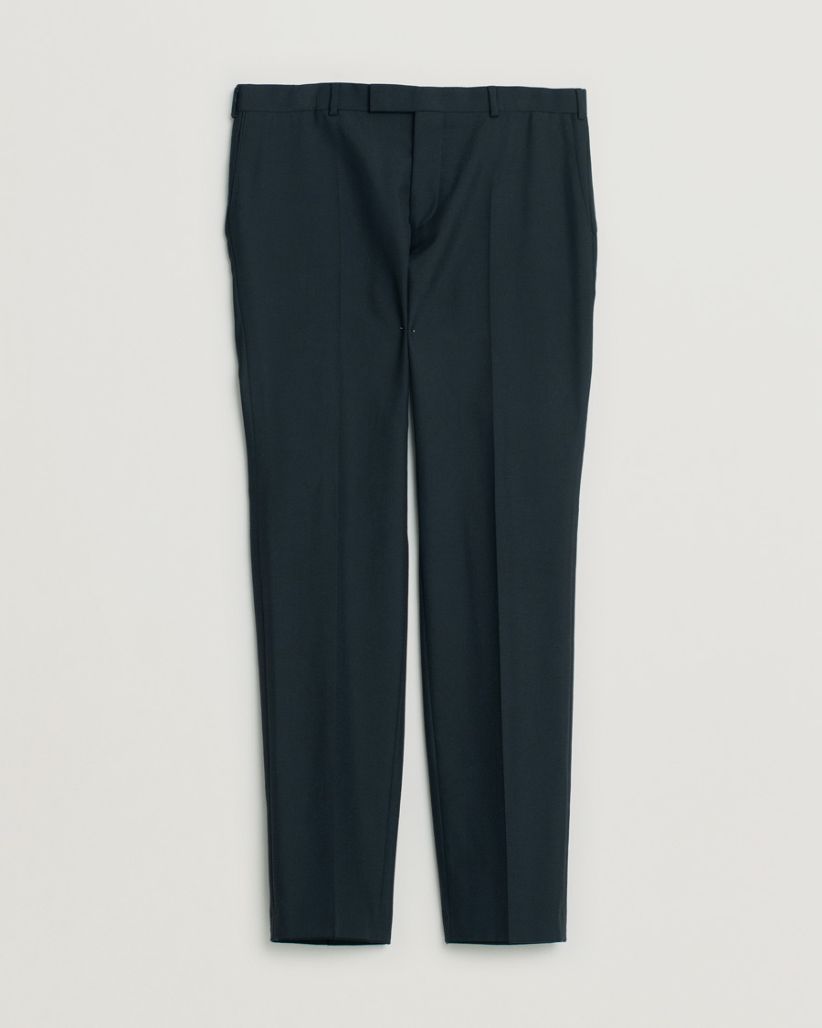 Herre | Oscar Jacobson Edmund Wool Stretch Suit Black | Pre-owned | Oscar Jacobson Edmund Wool Stretch Suit Black