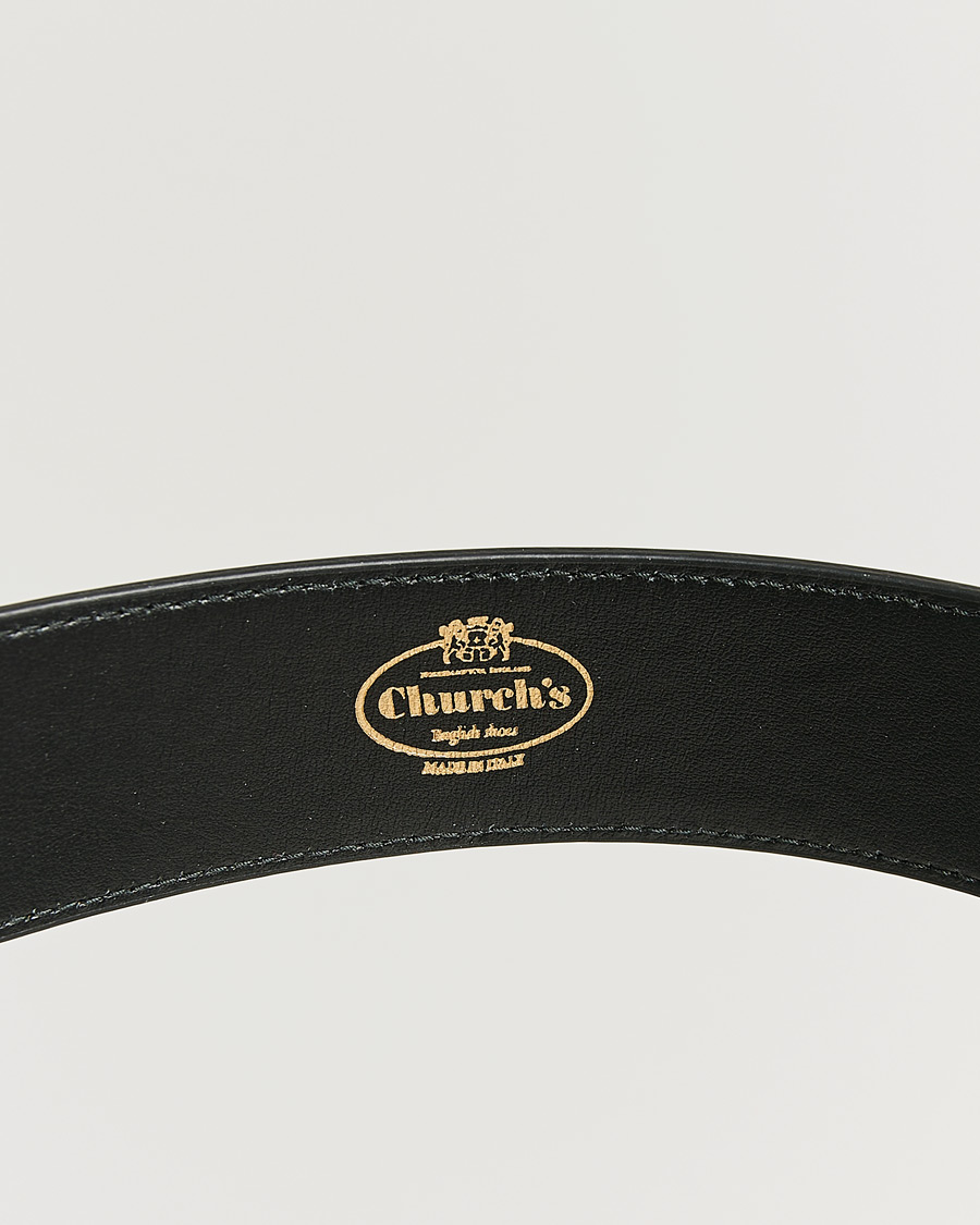Herre | Pre-owned Assesoarer | Pre-owned | Church's Polished Binder 3,5 cm Belt Black 95