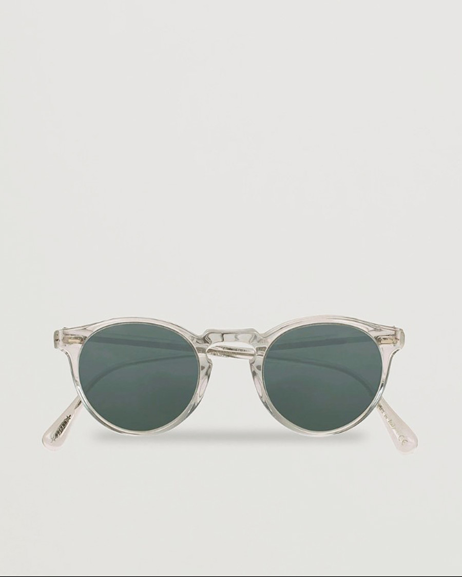 Herre | Oliver Peoples Gregory Peck Sunglasses Crystal/Indigo Photochromic | Pre-owned | Oliver Peoples Gregory Peck Sunglasses Crystal/Indigo Photochromic