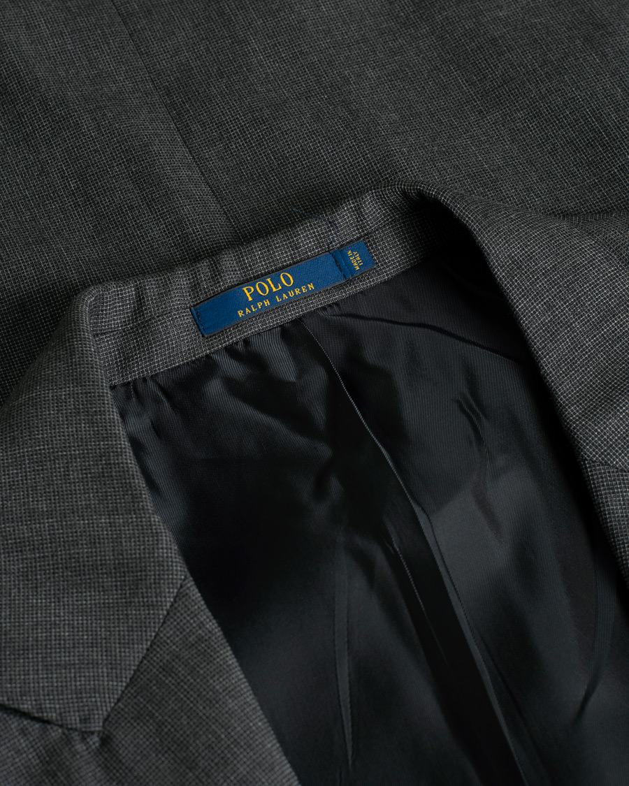 Herre | Dresser | Pre-owned | Polo Ralph Lauren Clothing Connery Peak Lapel Wool Suit Grey