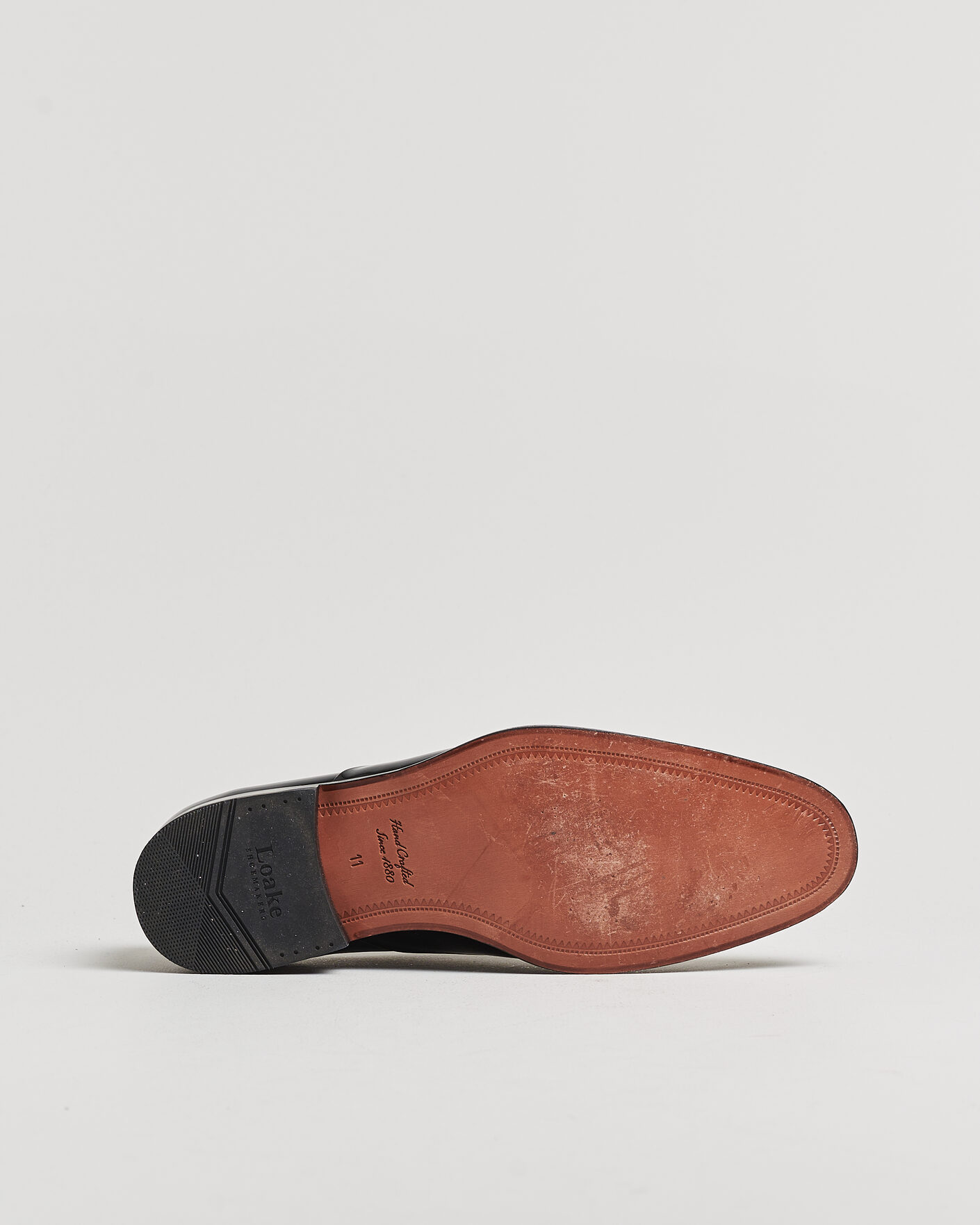 Herre | Pre-owned Randsydde sko | Pre-owned | Loake Shoemakers Patent Black UK11 - EU45