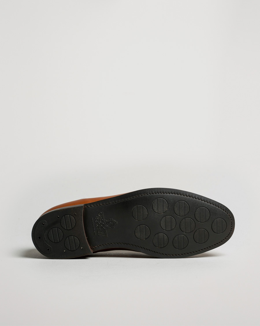 Herre | Crockett & Jones Boston City Sole Congac Calf | Pre-owned | Crockett & Jones Boston City Sole Congac Calf