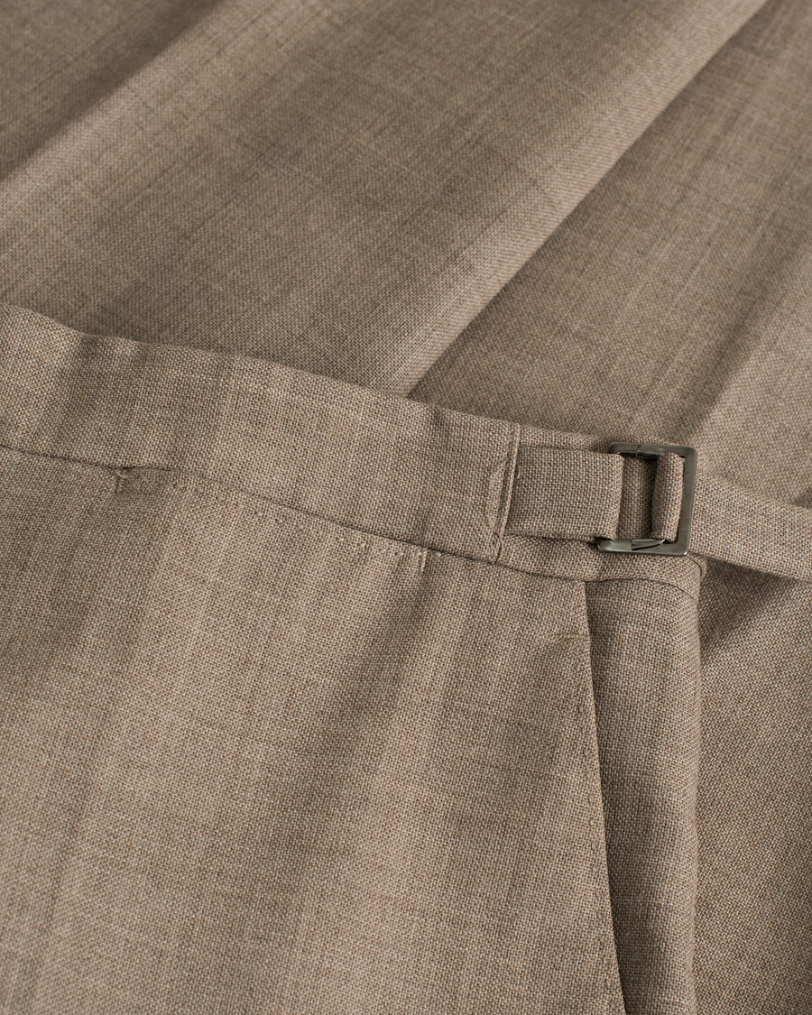 Herre | Berg&Berg Dan Wool Suit Taupe Melange 50 | Pre-owned | Berg&Berg Dan Wool Suit Taupe Melange 50