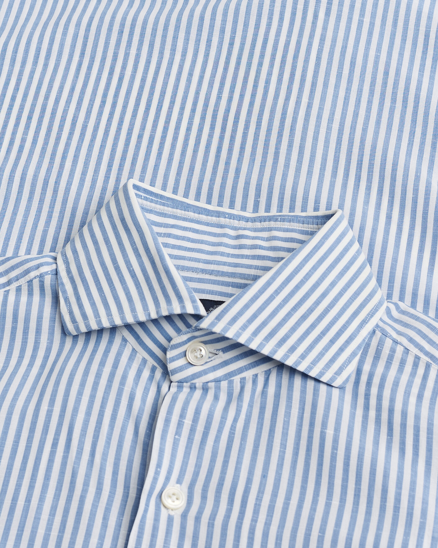 Herre | Pre-owned Skjorter | Pre-owned | Finamore Napoli Slim Fit Shirt Blue Stripe 38 - S