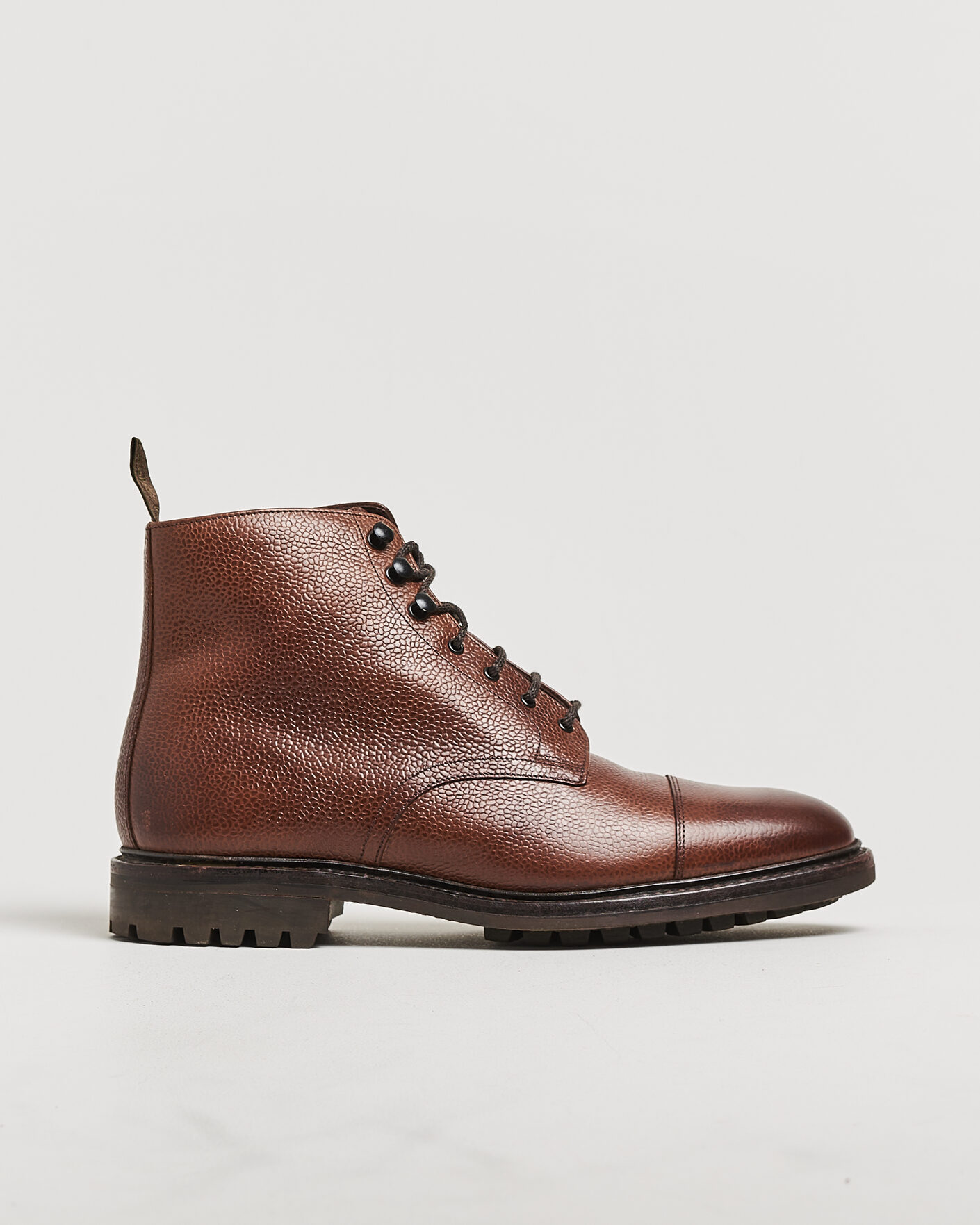 Herre | Pre-owned Randsydde sko | Pre-owned | Loake 1880 Sedbergh Derby Boot Brown Grain Calf UK9 - EU43