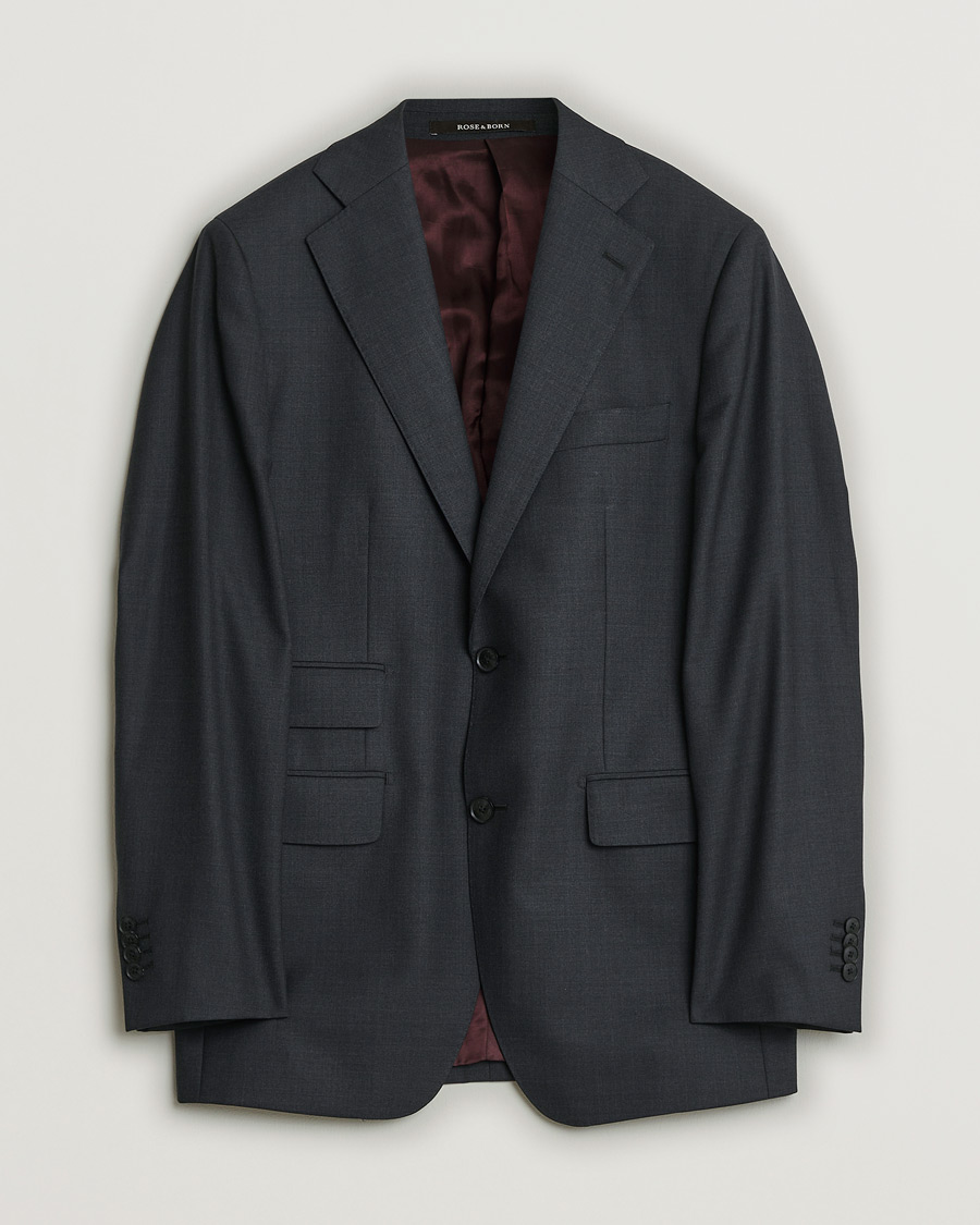 Herre | Rose & Born Wool Blazer Grey 46 | Pre-owned | Rose & Born Wool Blazer Grey 46