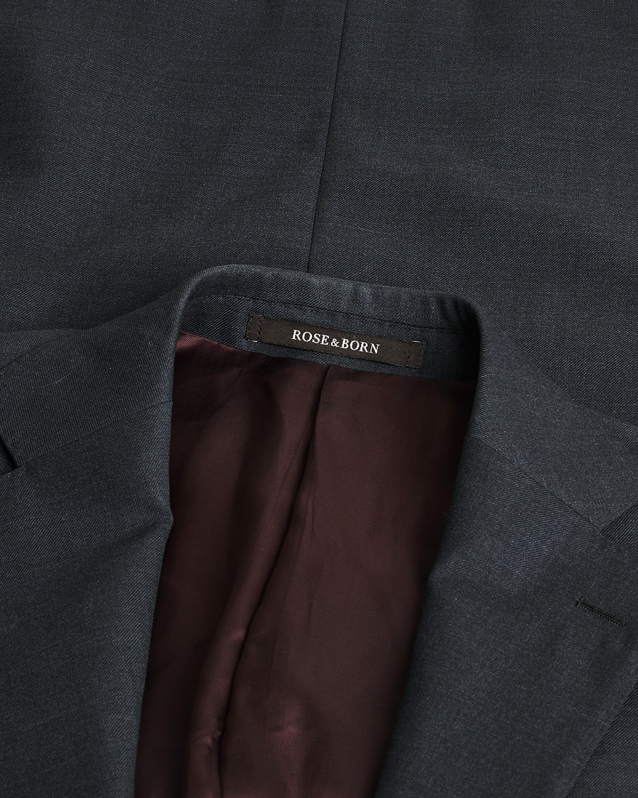 Herre | Rose & Born Wool Blazer Grey 46 | Pre-owned | Rose & Born Wool Blazer Grey 46