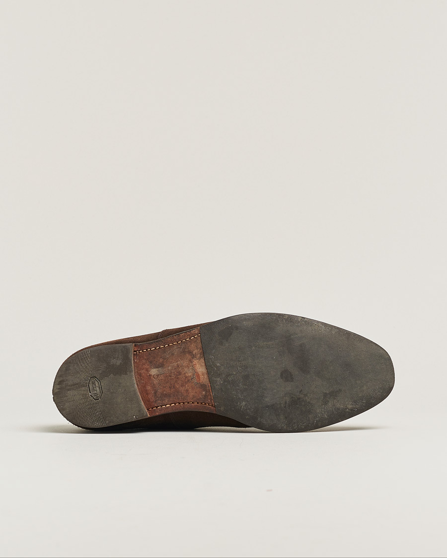 Herre | Crockett & Jones Connaught Dark Brown Suede UK10,5 - EU44,5 | Pre-owned | Crockett & Jones Connaught Dark Brown Suede UK10,5 - EU44,5