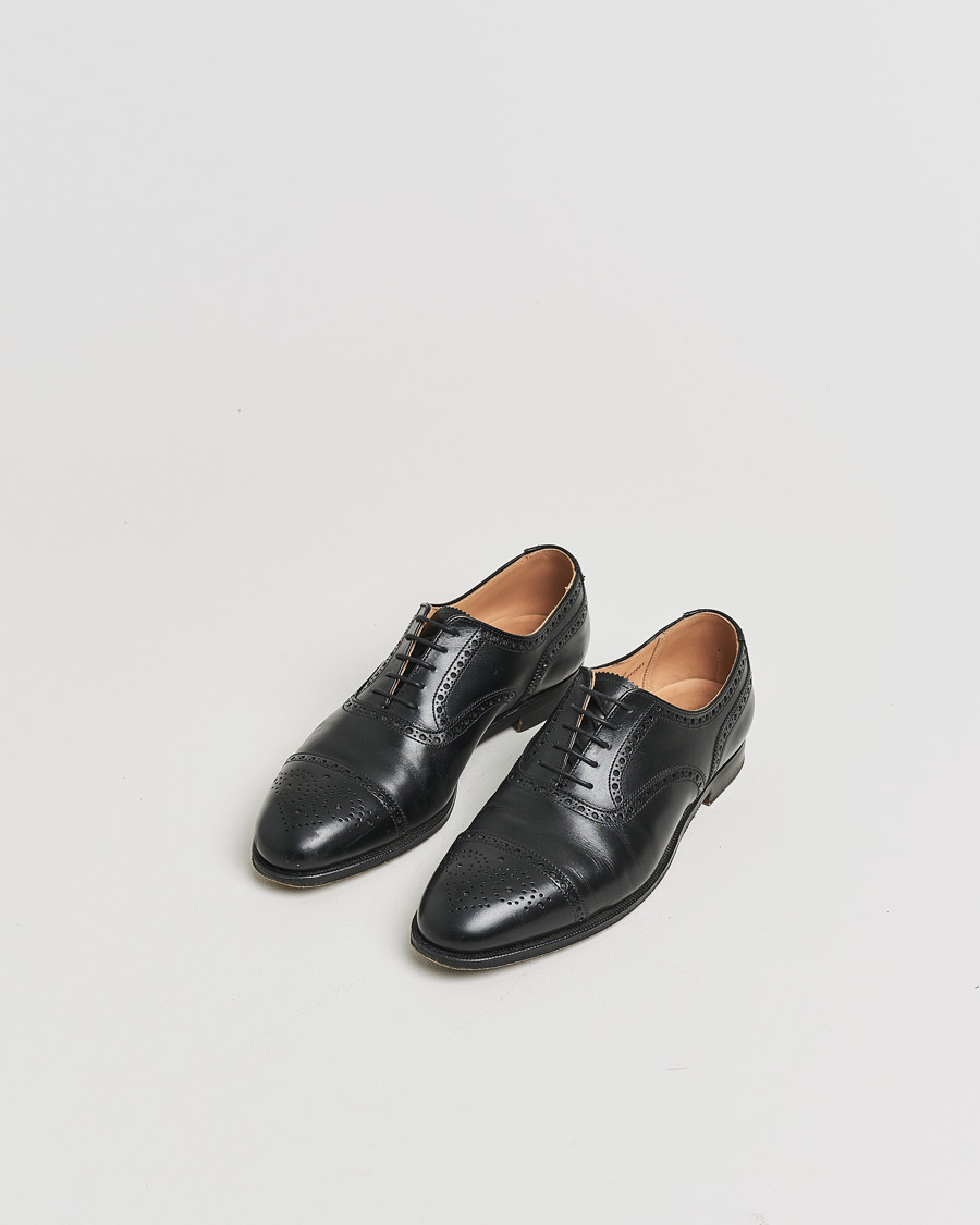Herre | Pre-owned Randsydde sko | Pre-owned | Crockett & Jones Westfield Black Calf UK6,5 - EU40,5