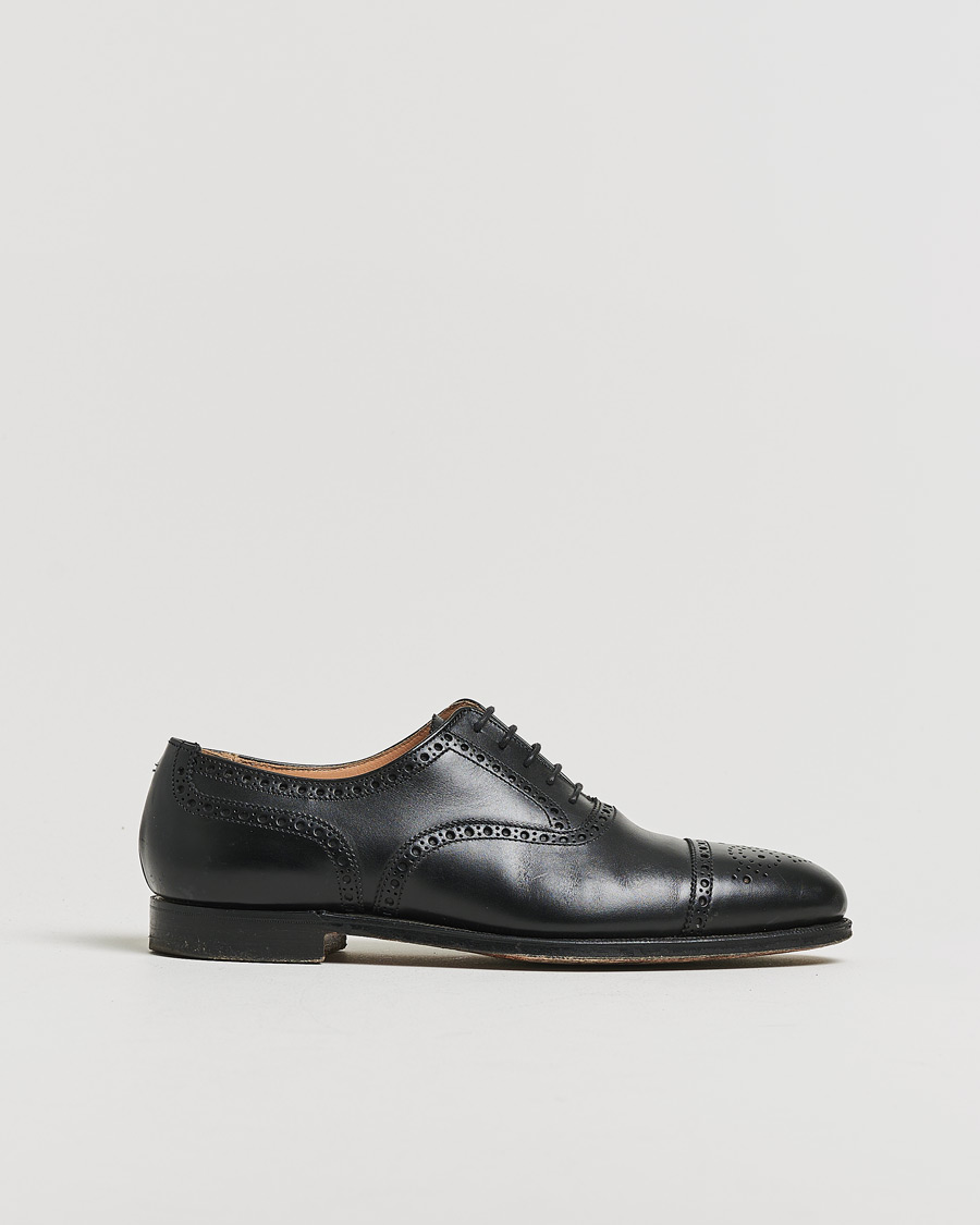 Herre | Pre-owned Randsydde sko | Pre-owned | Crockett & Jones Westfield Black Calf UK6,5 - EU40,5