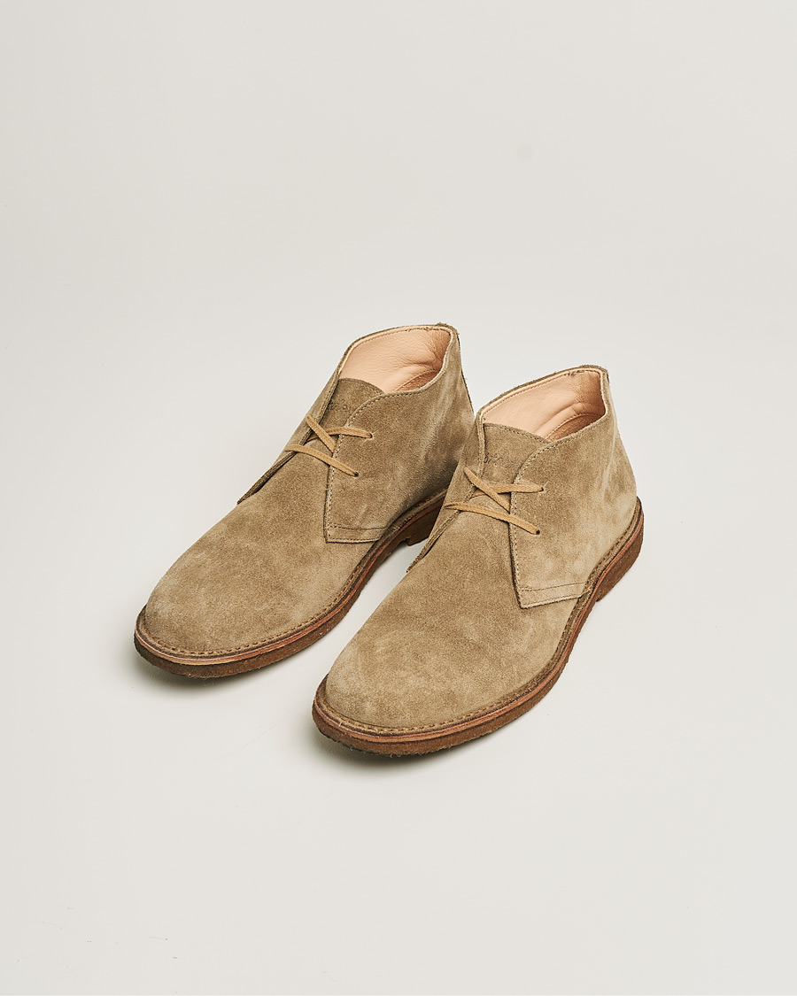 Herre | Astorflex Greenflex Desert Boot Stone Suede | Pre-owned | Astorflex Greenflex Desert Boot Stone Suede