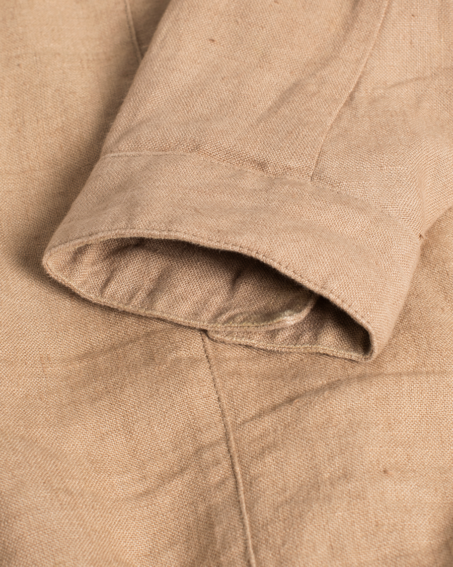 Herre | Stenströms Linen Utility Jacket Beige | Pre-owned | Stenströms Linen Utility Jacket Beige