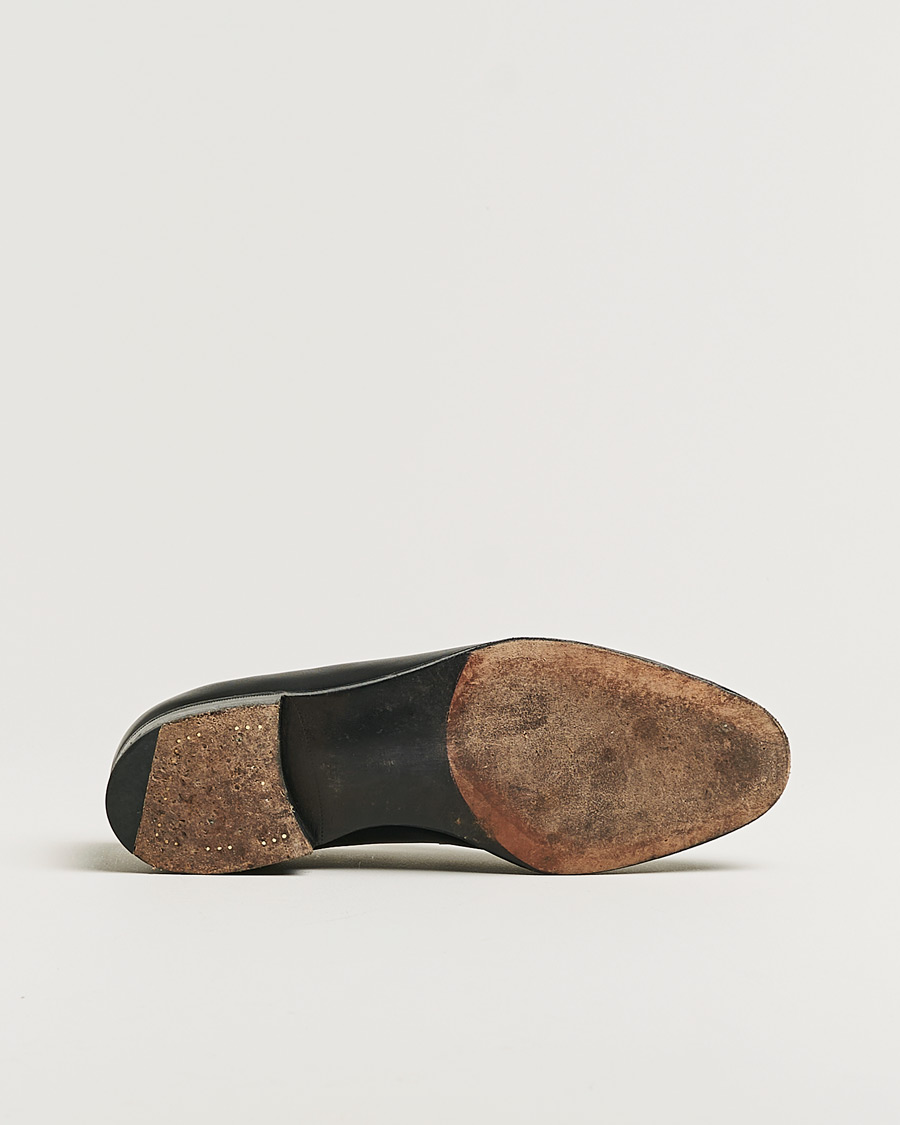 Herre | Edward Green Piccadilly Penny Loafer Black Calf | Pre-owned | Edward Green Piccadilly Penny Loafer Black Calf
